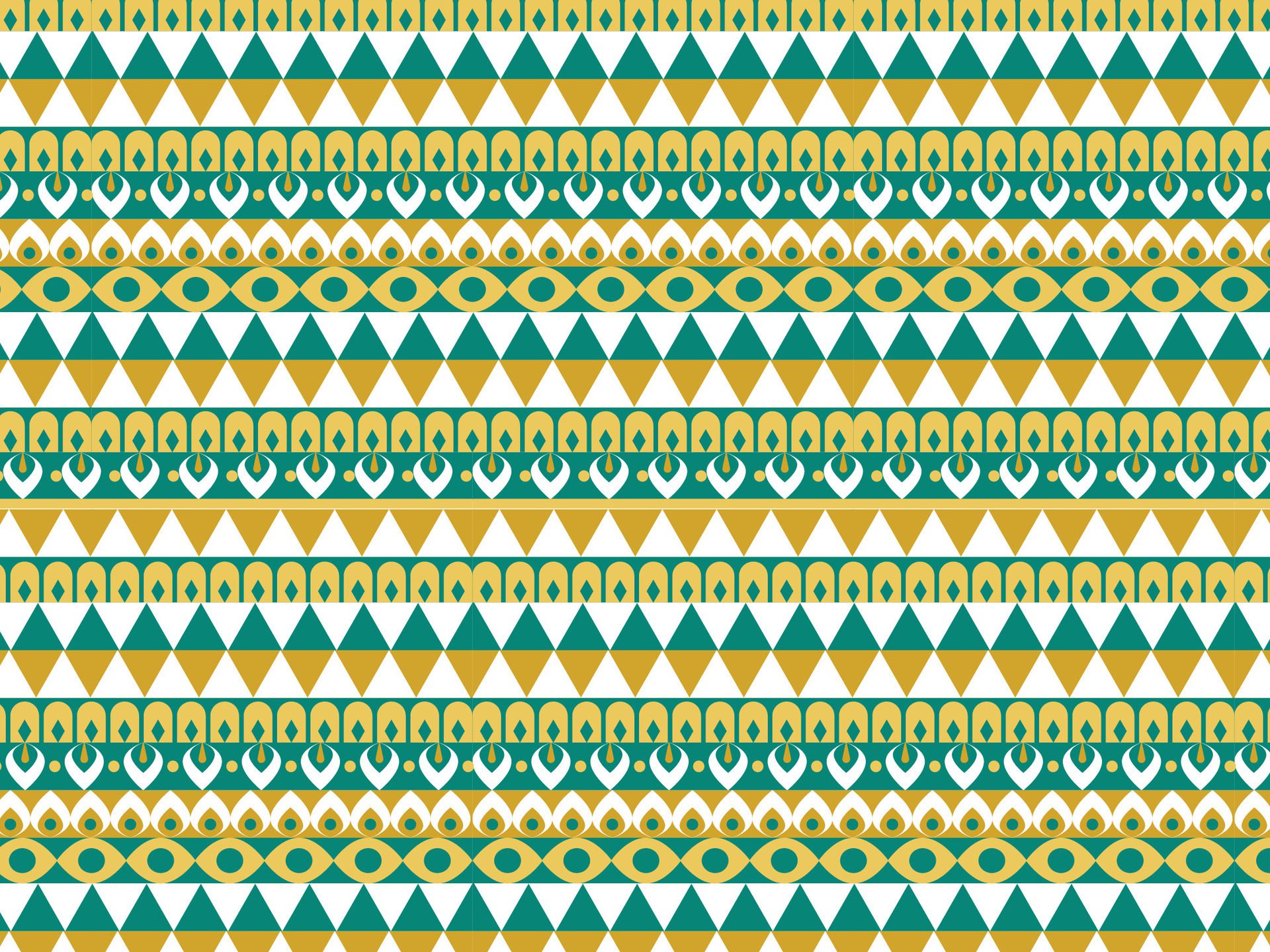 Abstract green tribal background pattern Free Vector