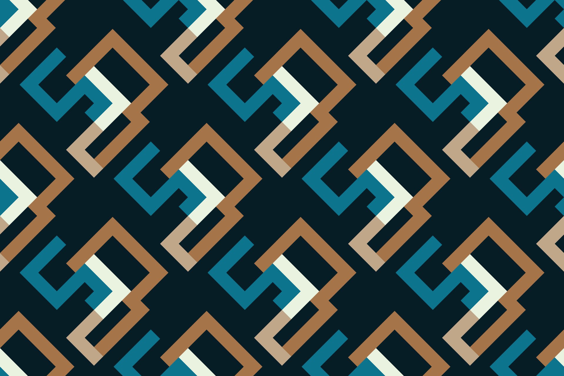 Geometric seamless pattern Free Vector