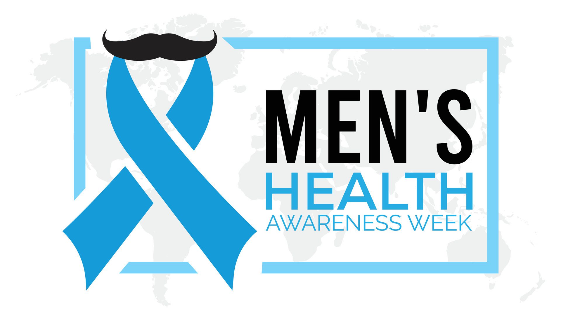 Men’s Health Awareness Week observed every year in June. Template for background, banner, card, poster with text inscription. Free Vector