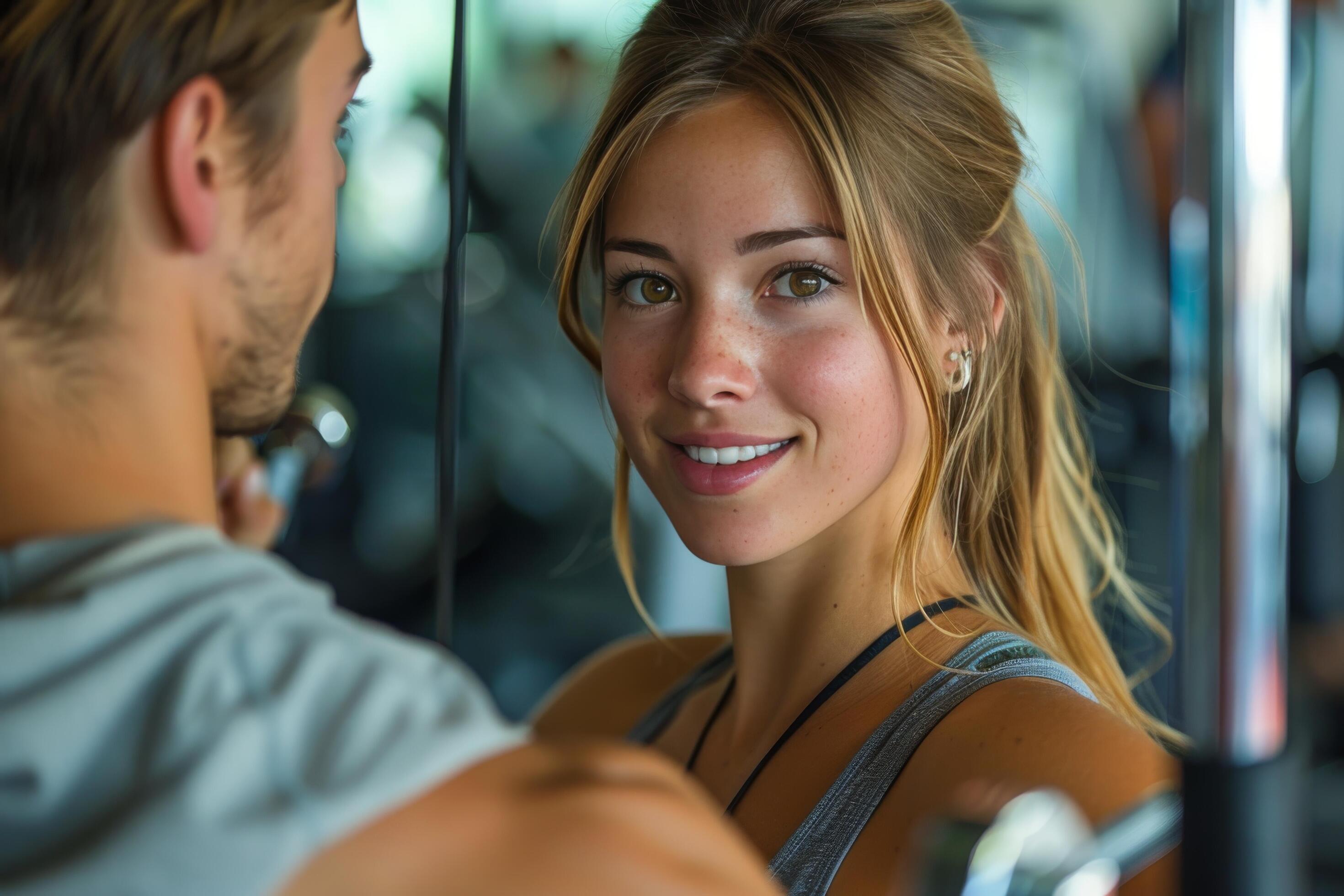 Black Man With Dreadlocks Looking At Camera in a Gym Stock Free