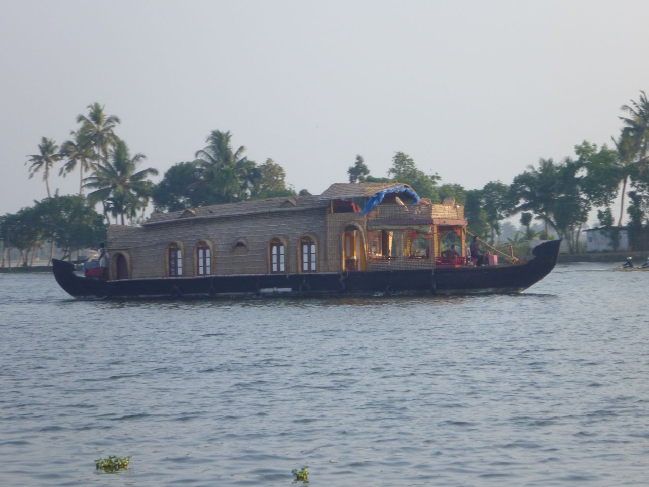 Houseboat Kerala Close View Stock Free