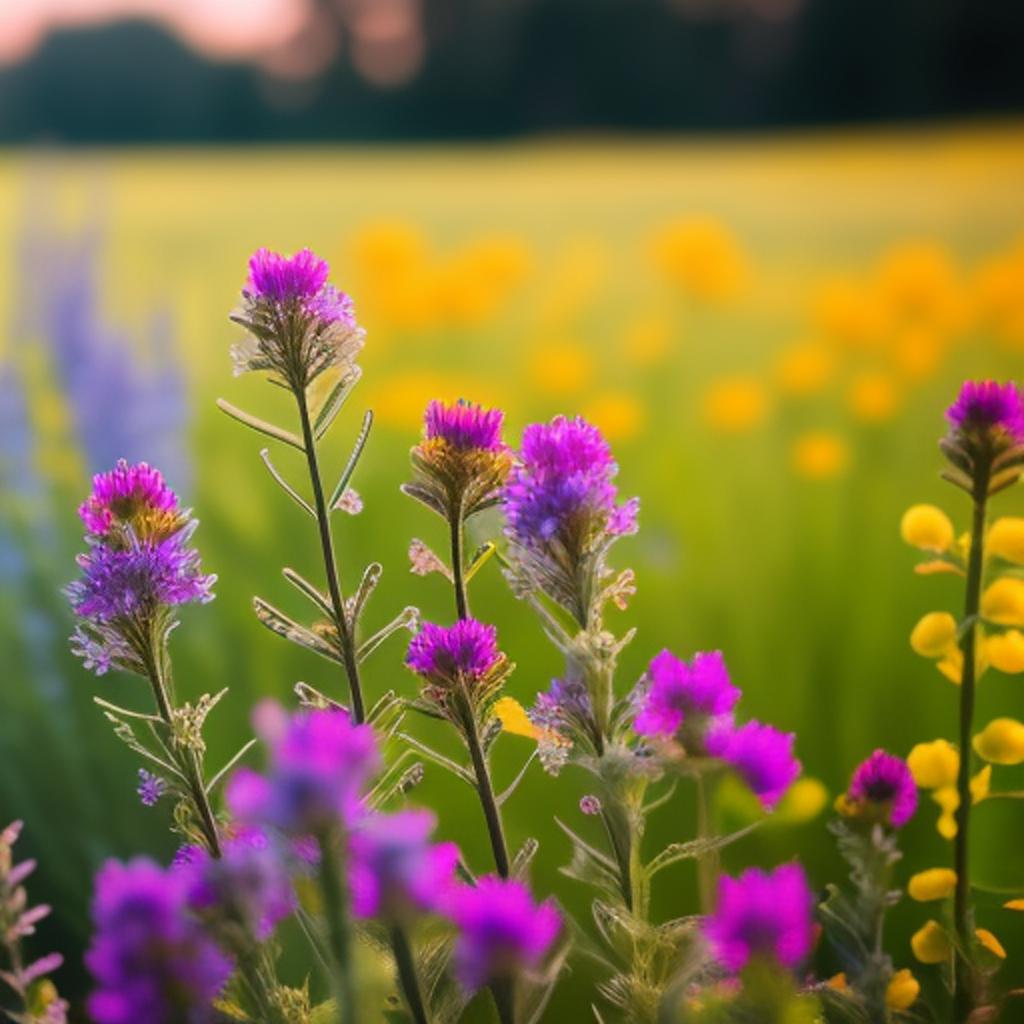 Pressed wildflowers by @sosiebear by @ai_generated