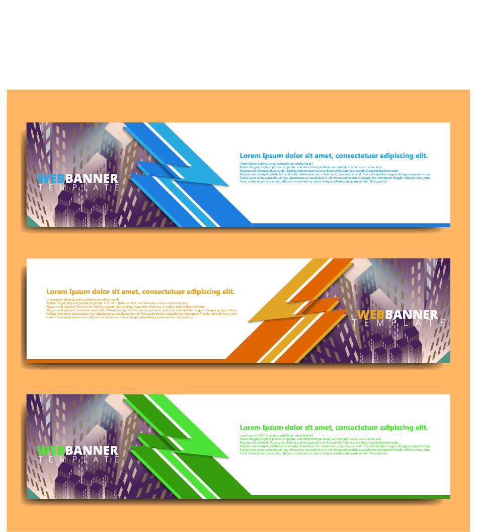 WEB BANNER BACKGROUND TEMPLATE Free Vector and Free SVG