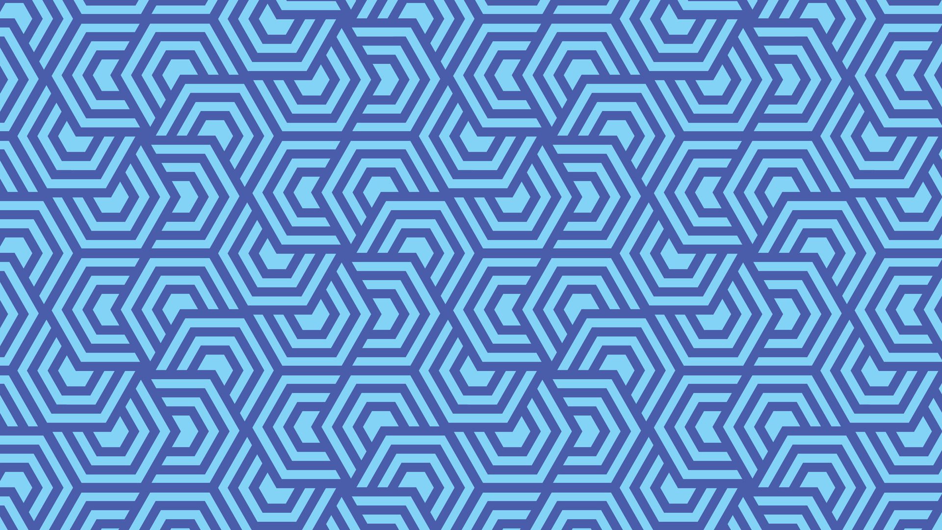 Seamless geometric hexagon pattern Free Vector