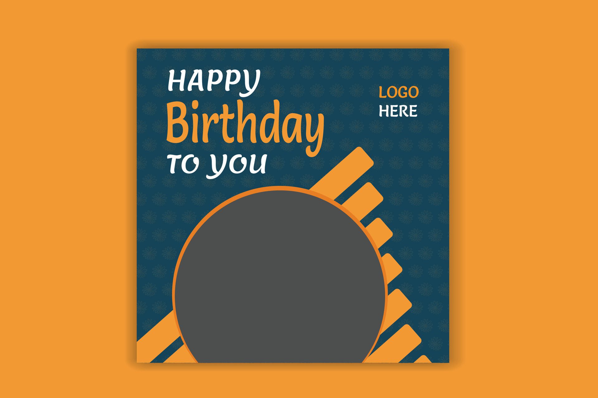 Birthday social media post, birthday banner design Free Vector