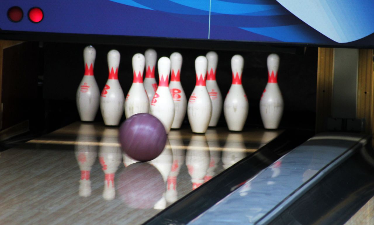 Bowling Alley Pins Stock Free