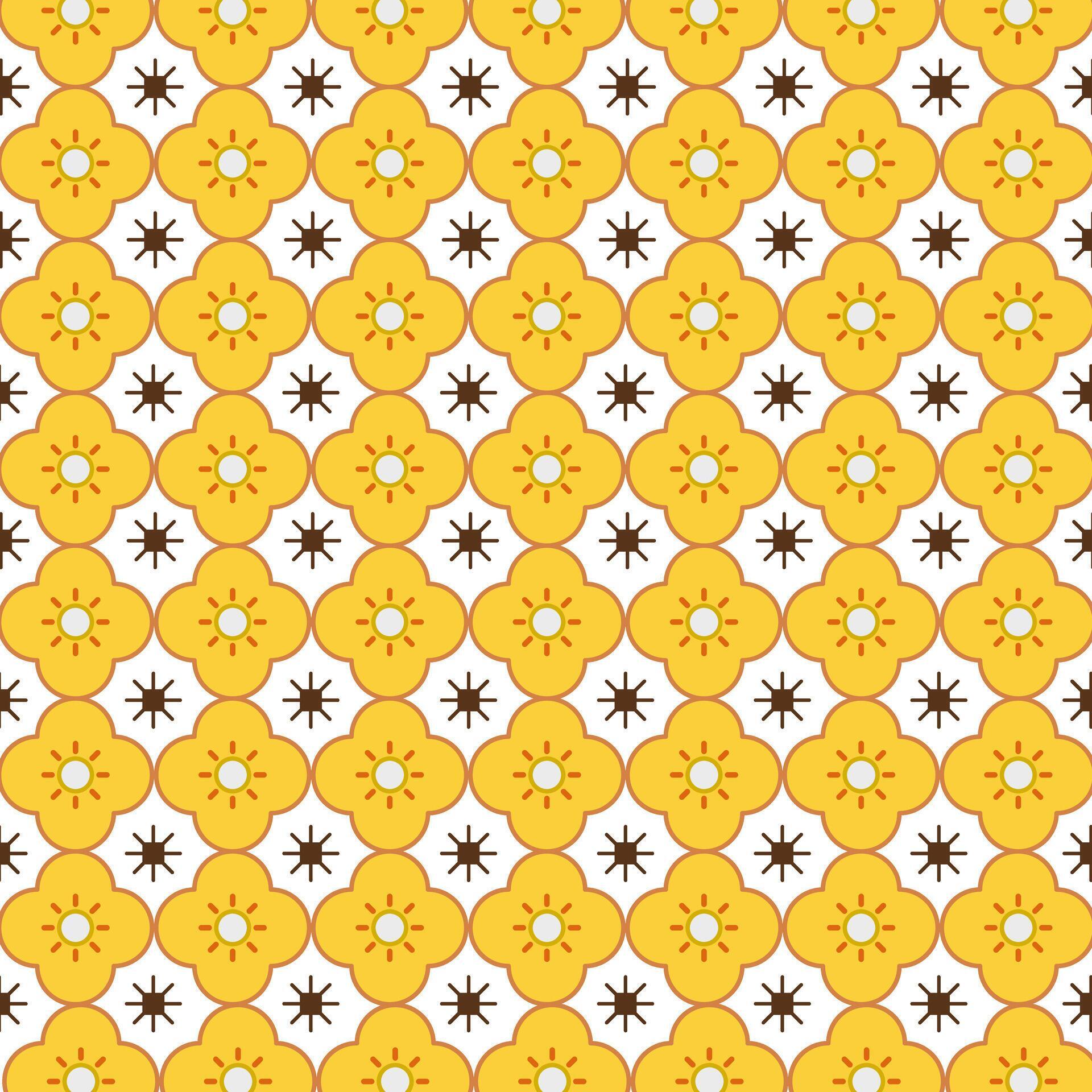 Seamless Pattern Flower Background. Stock Free