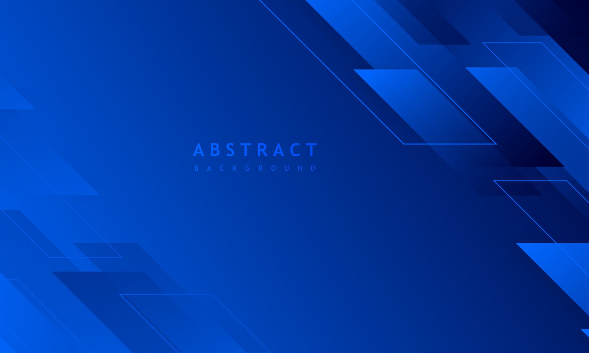 dark blue background with abstract square shape, dynamic and sport banner concept. Free Vector