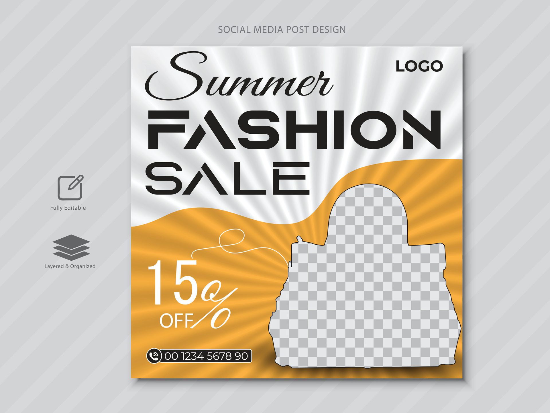 Summer Fashion sale social media post or social media banner template. Free Vector