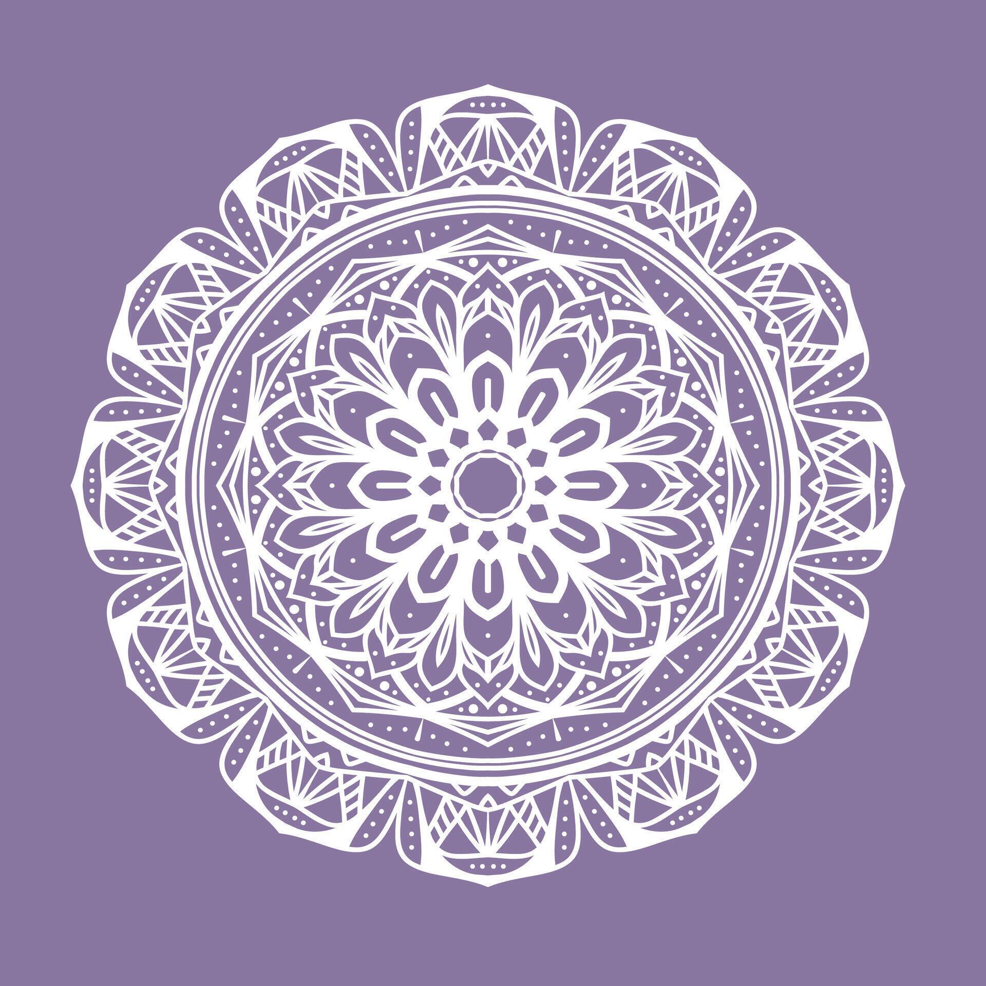 Decorative Mandala design, Circular flower mandala pattern, Oriental patterns, flower mandala, Arabic, Indian, ottoman motifs. Stock Free