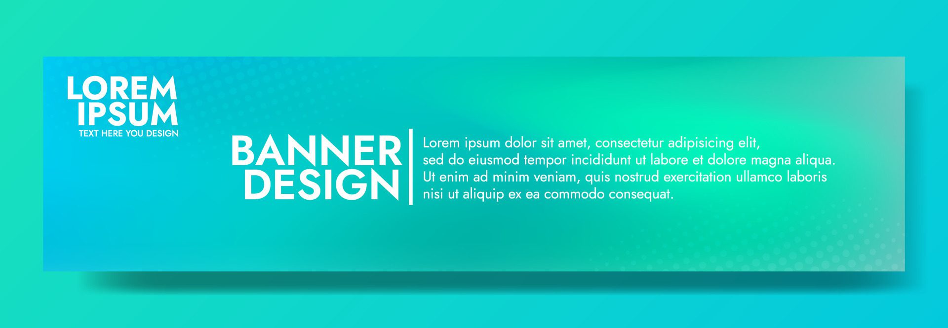 Serene abstract mesh blur banner template featuring a fluid wave pattern in complementary green and blue hues Free Vector