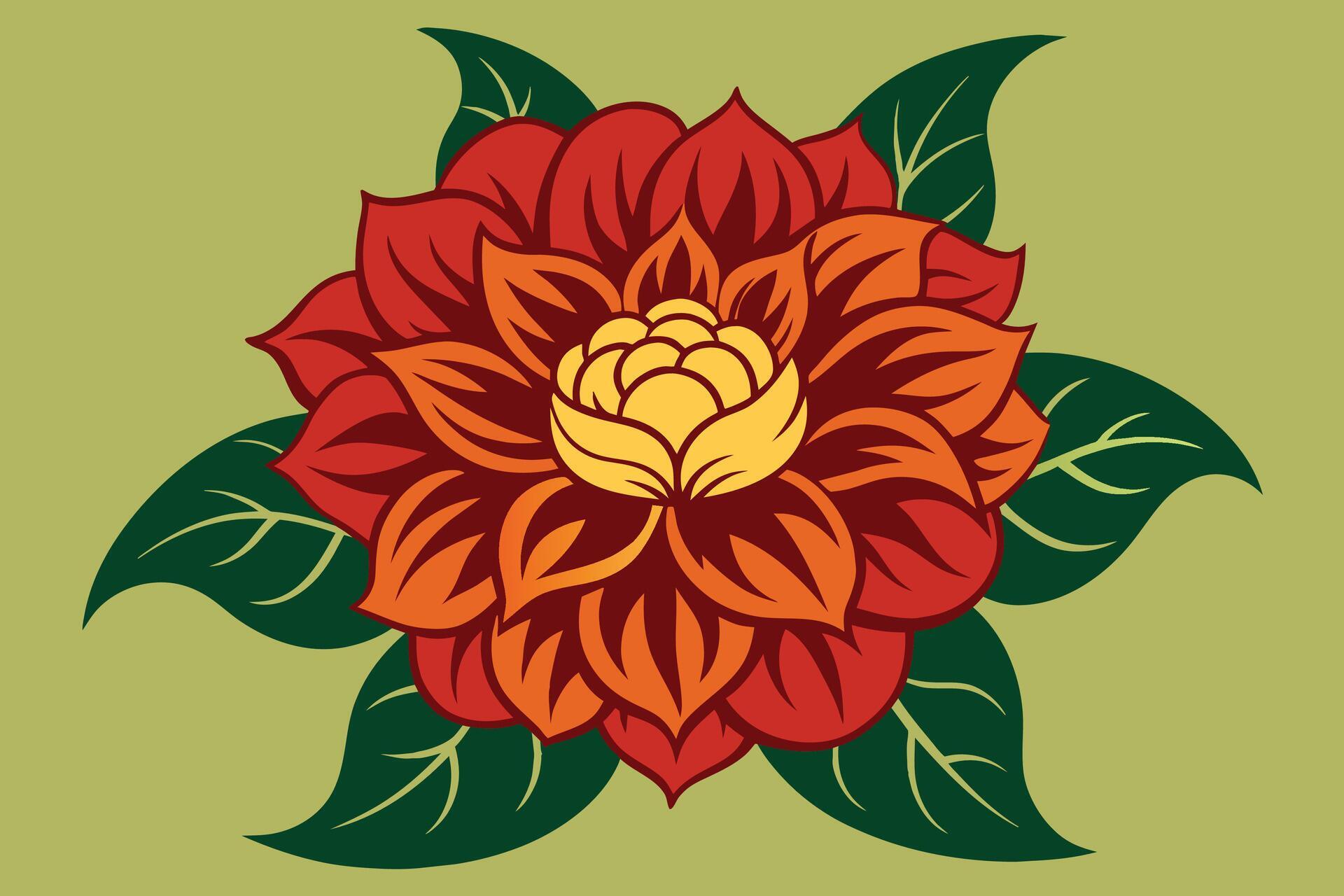 Vintage Detailed Flower Vectors Stock Free