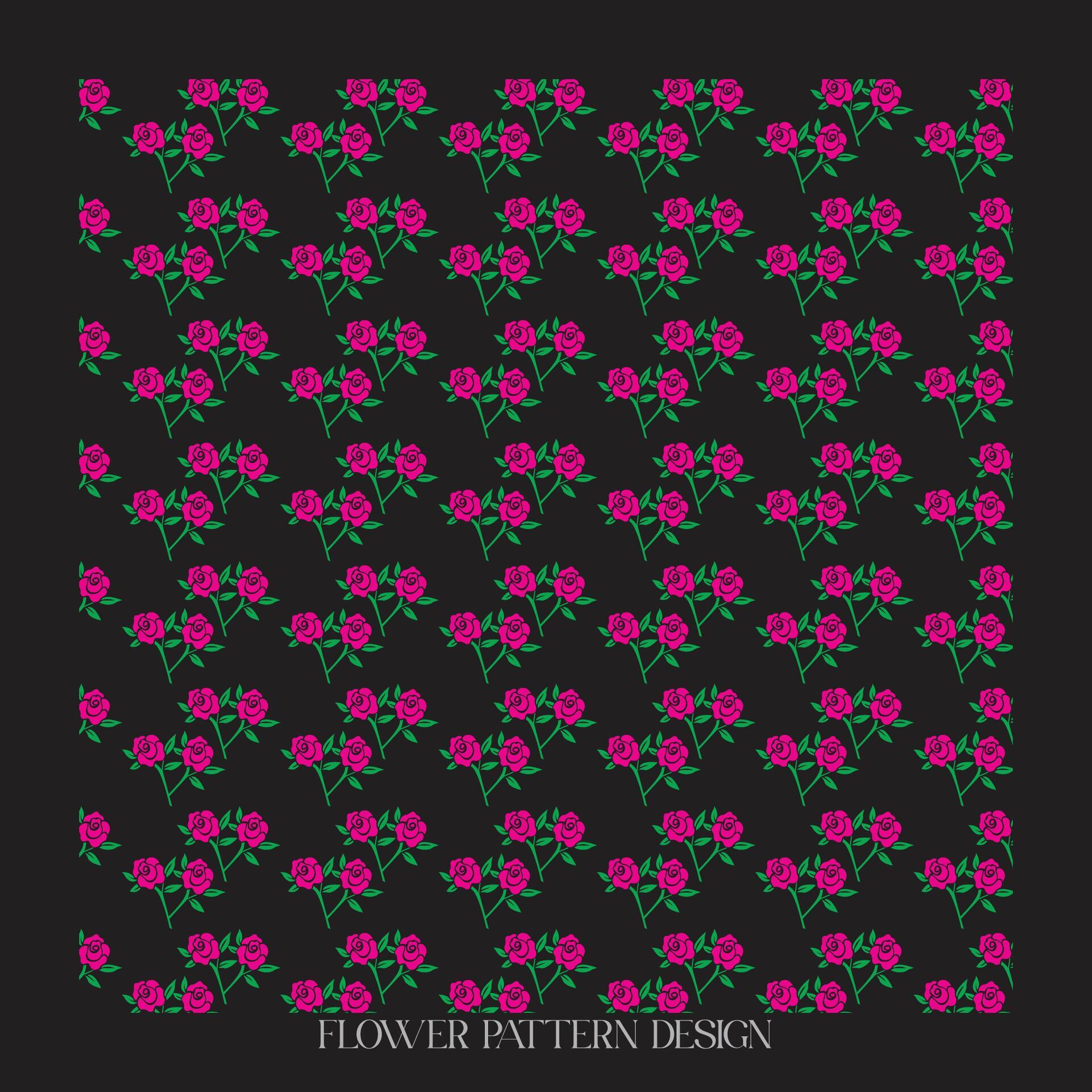 pattern with flowers Stock Free