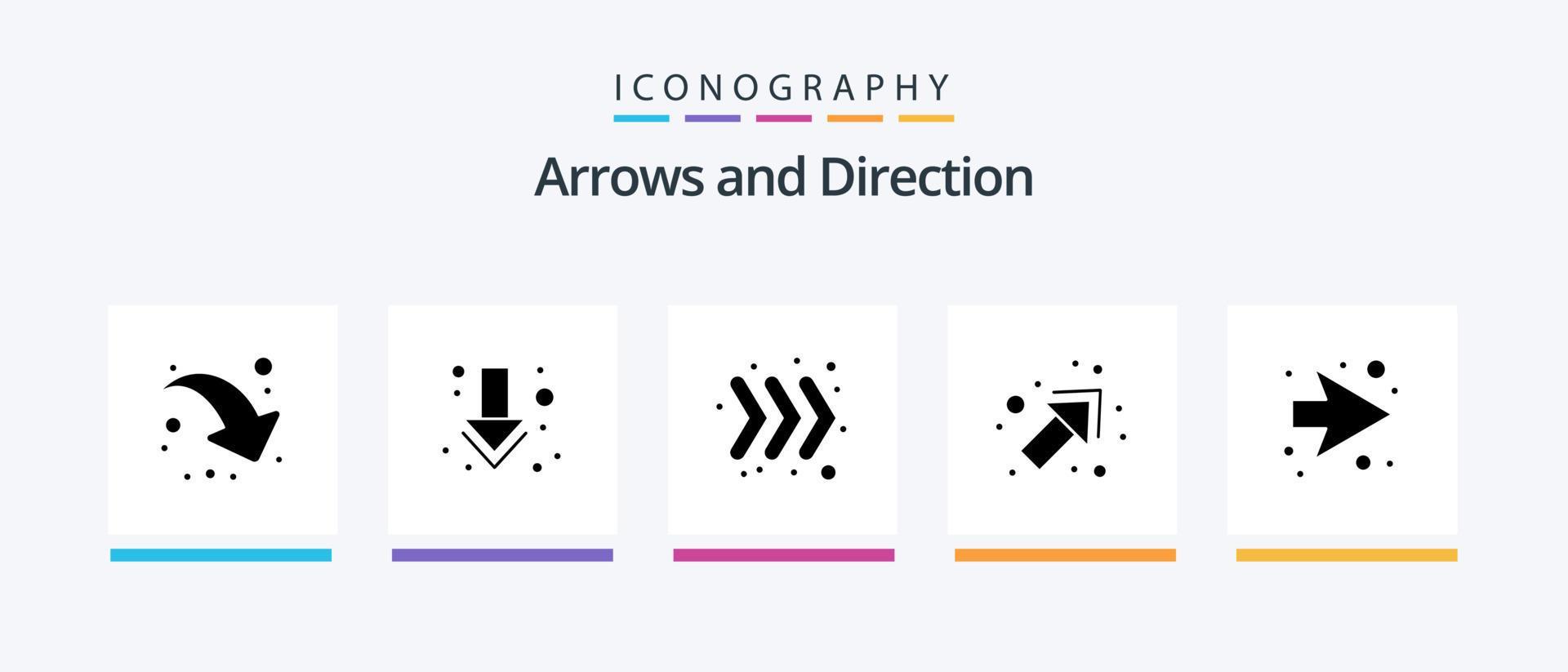 Arrow Glyph 5 Icon Pack Including . keyboard. right. arrow. Creative Icons Design Stock Free