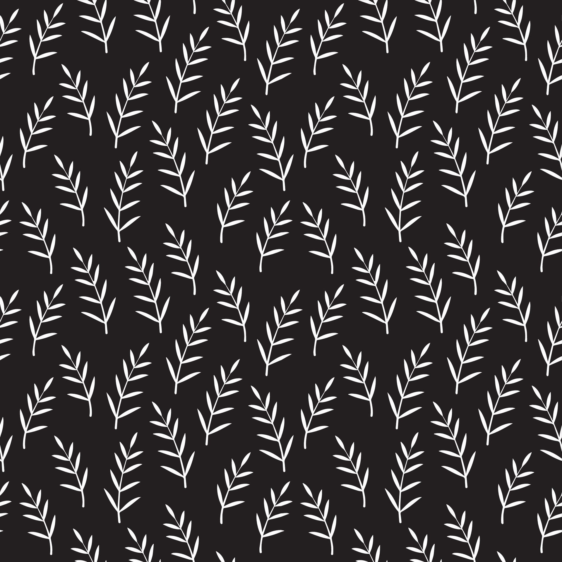 modern leaves seamless repeat pattern Free Vector