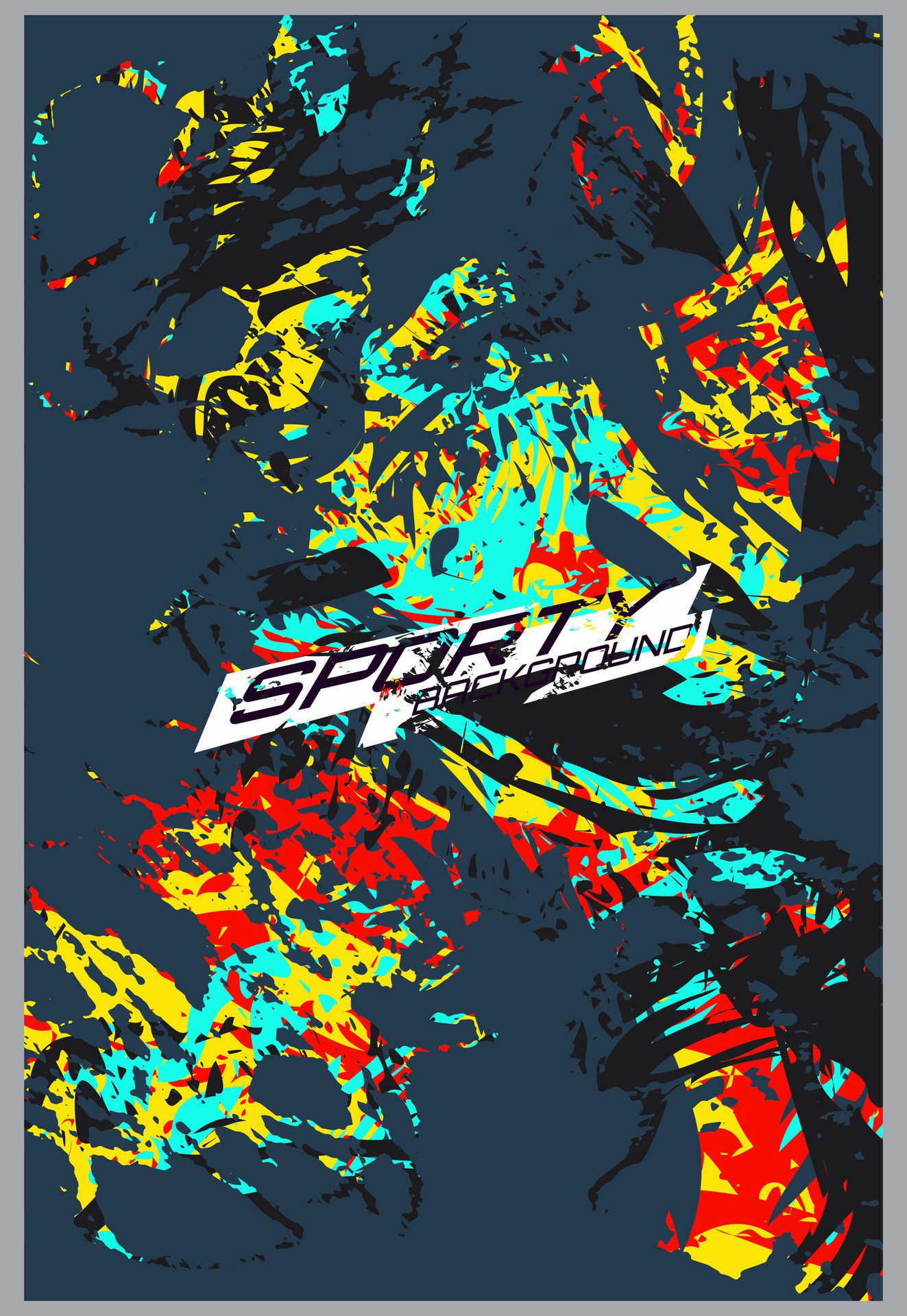 Soccer jersey design for sublimation. Abstract background with sport pattern. Free Vector