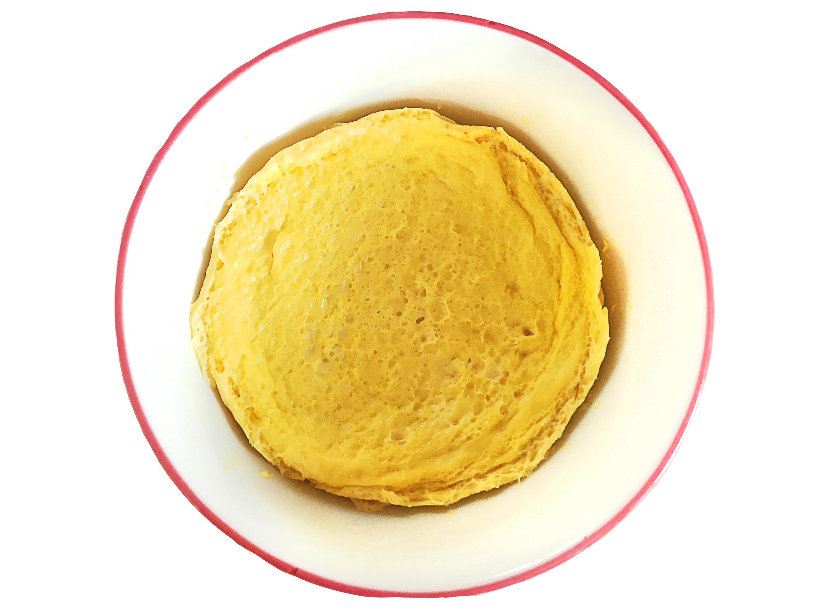 Steamed beaten egg,Thai food,with clipping path. Stock Free