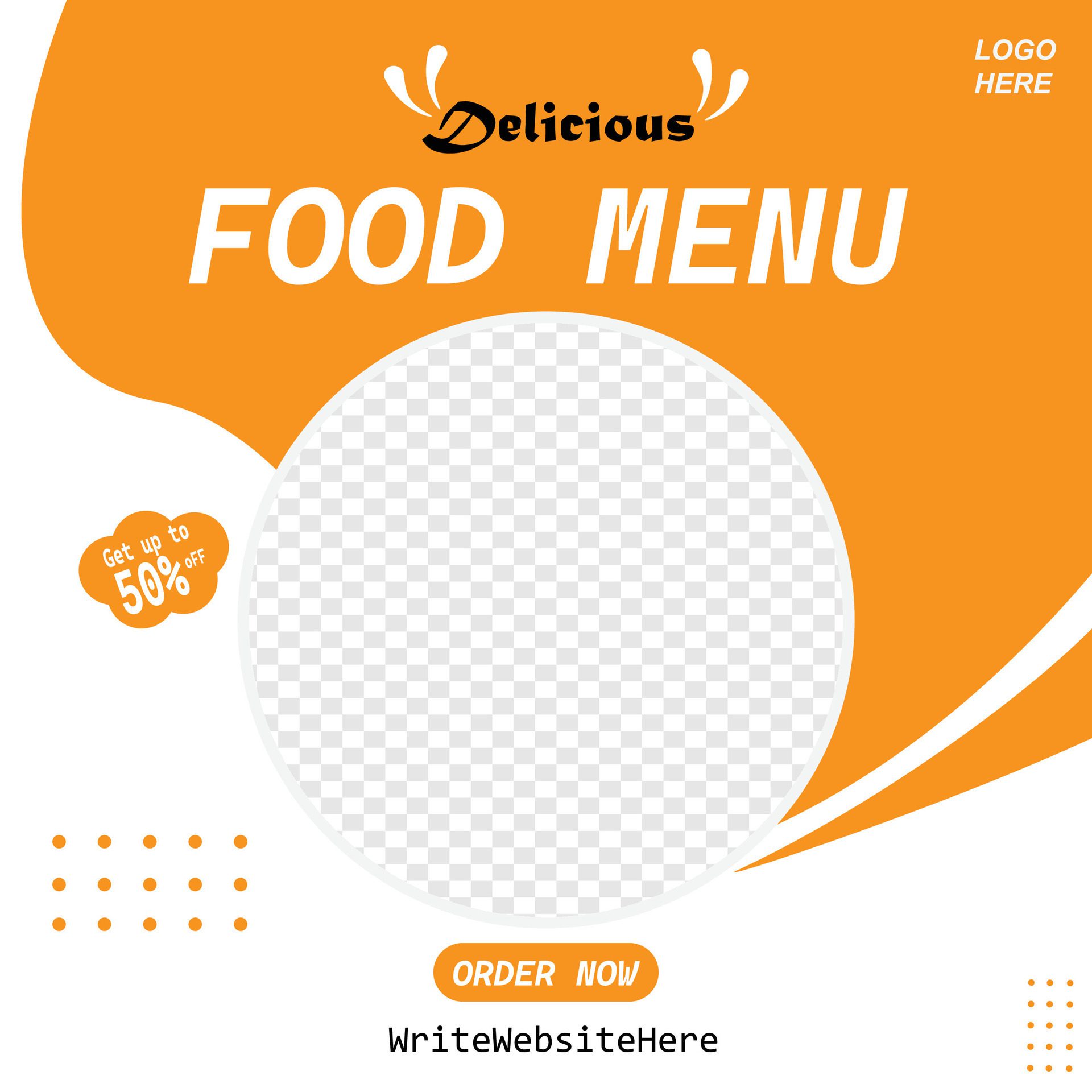 Modern Restaurant Banner or social media food banner template. Fully Editable and free template Free Vector