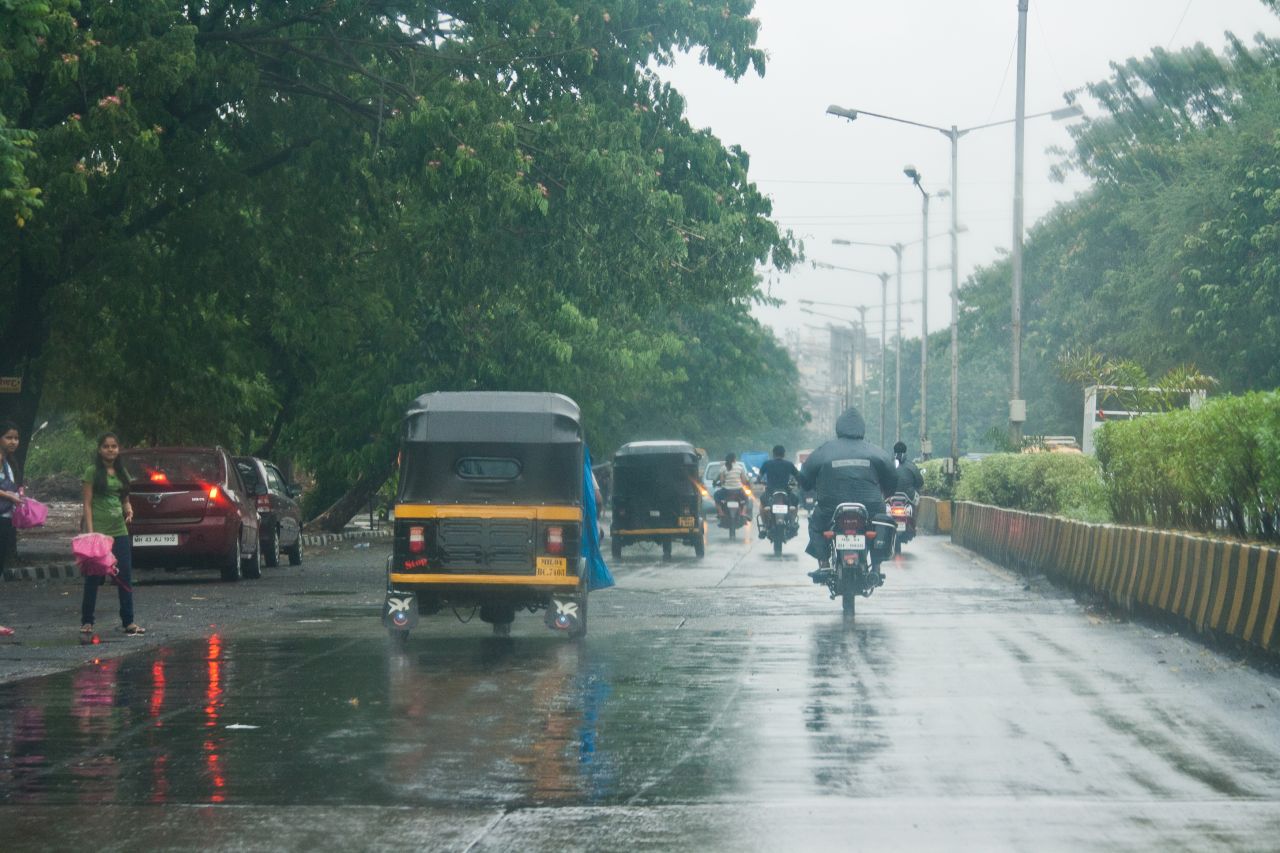 Traffic Mumbai Streets Stock Free