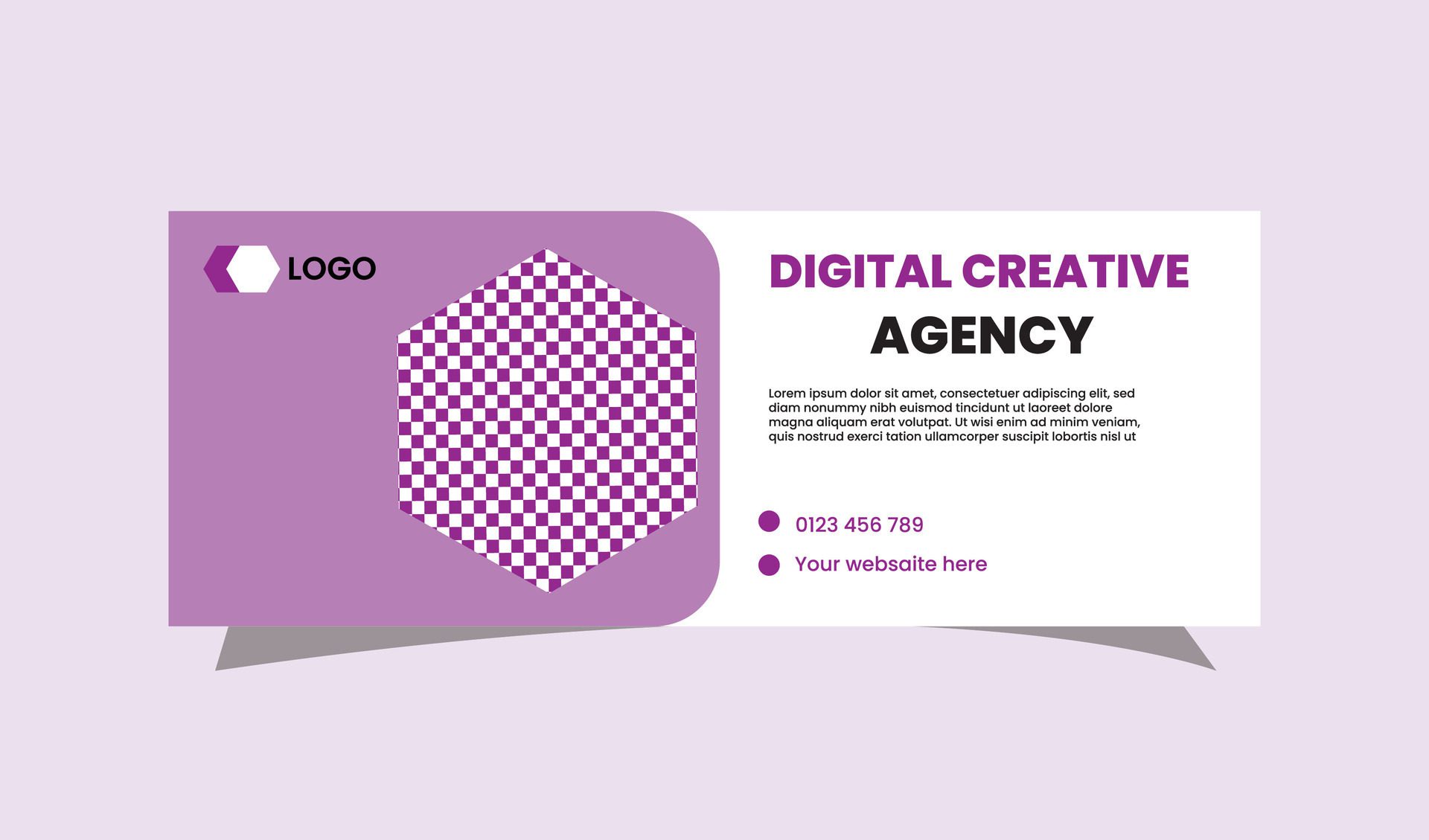 Web banner design Free Vector