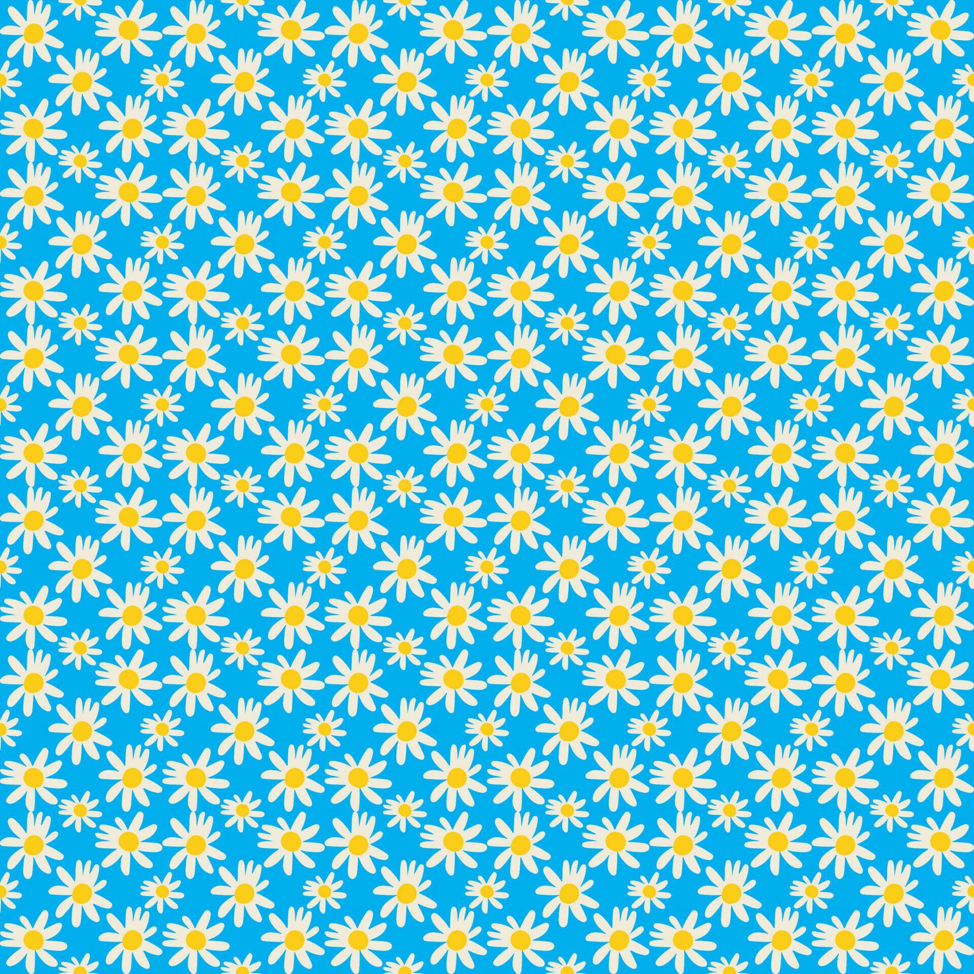 hand drawn Flower pattern Stock Free