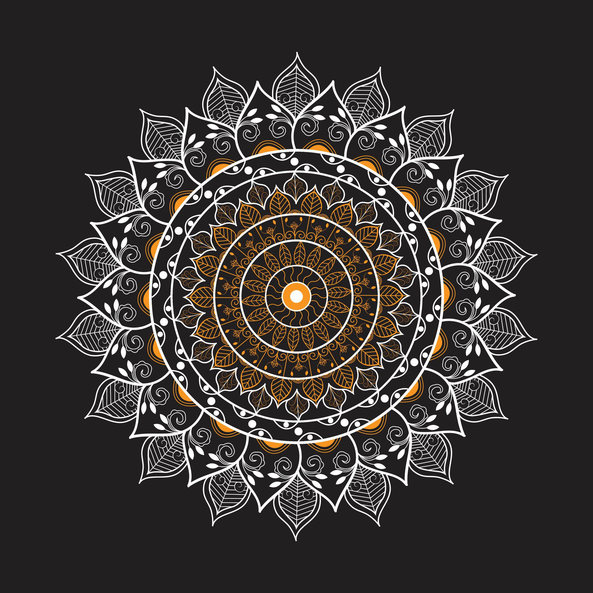 Simple creative circle template eps mandala patterns for free download Free Vector