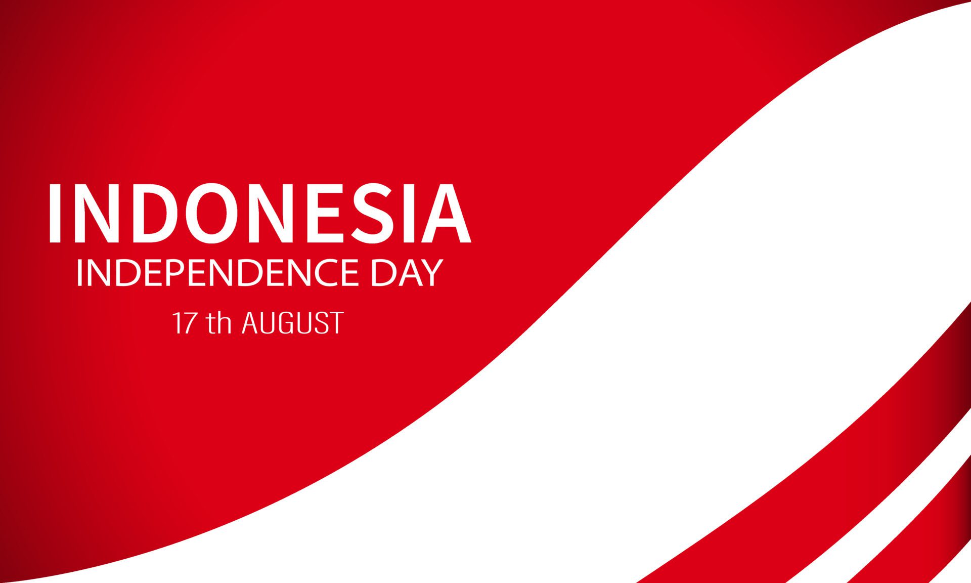 Indonesian Independence Day banner on August 17th. Vector illustration Free Vector and Free SVG