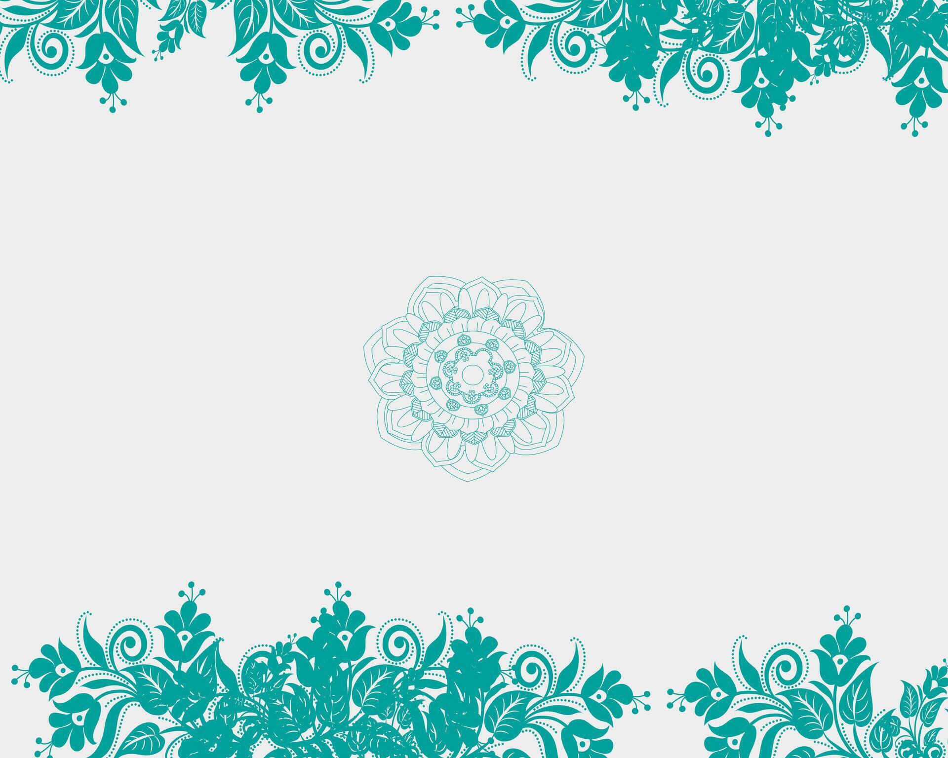 a card with a floral design on it and a place for the text flower. Stock Free