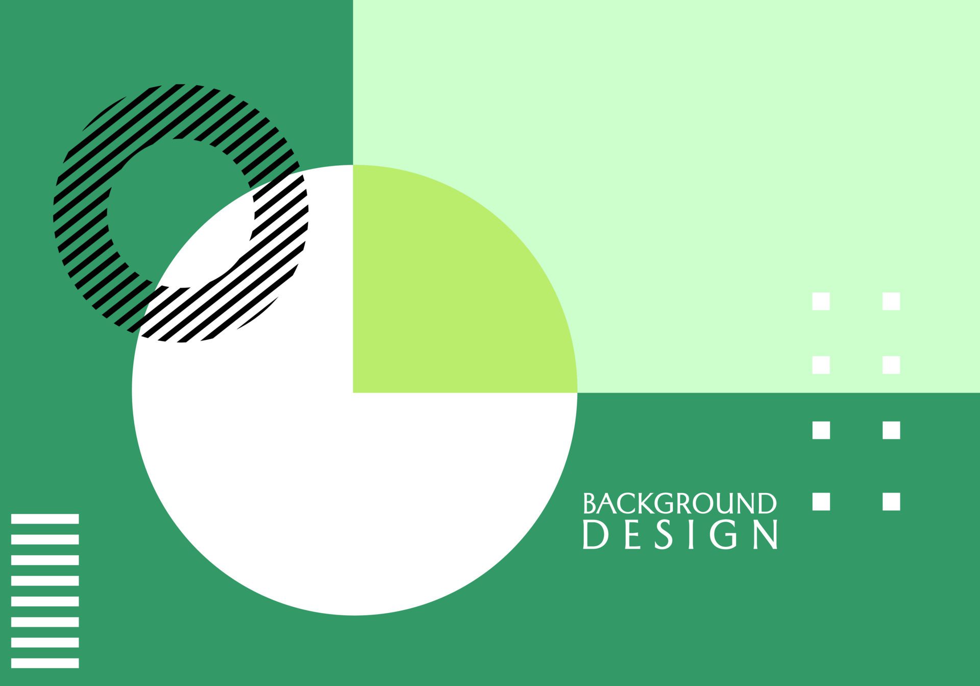 green abstract geometric background. dynamic and minimalist design. for covers, banners, websites Free Vector