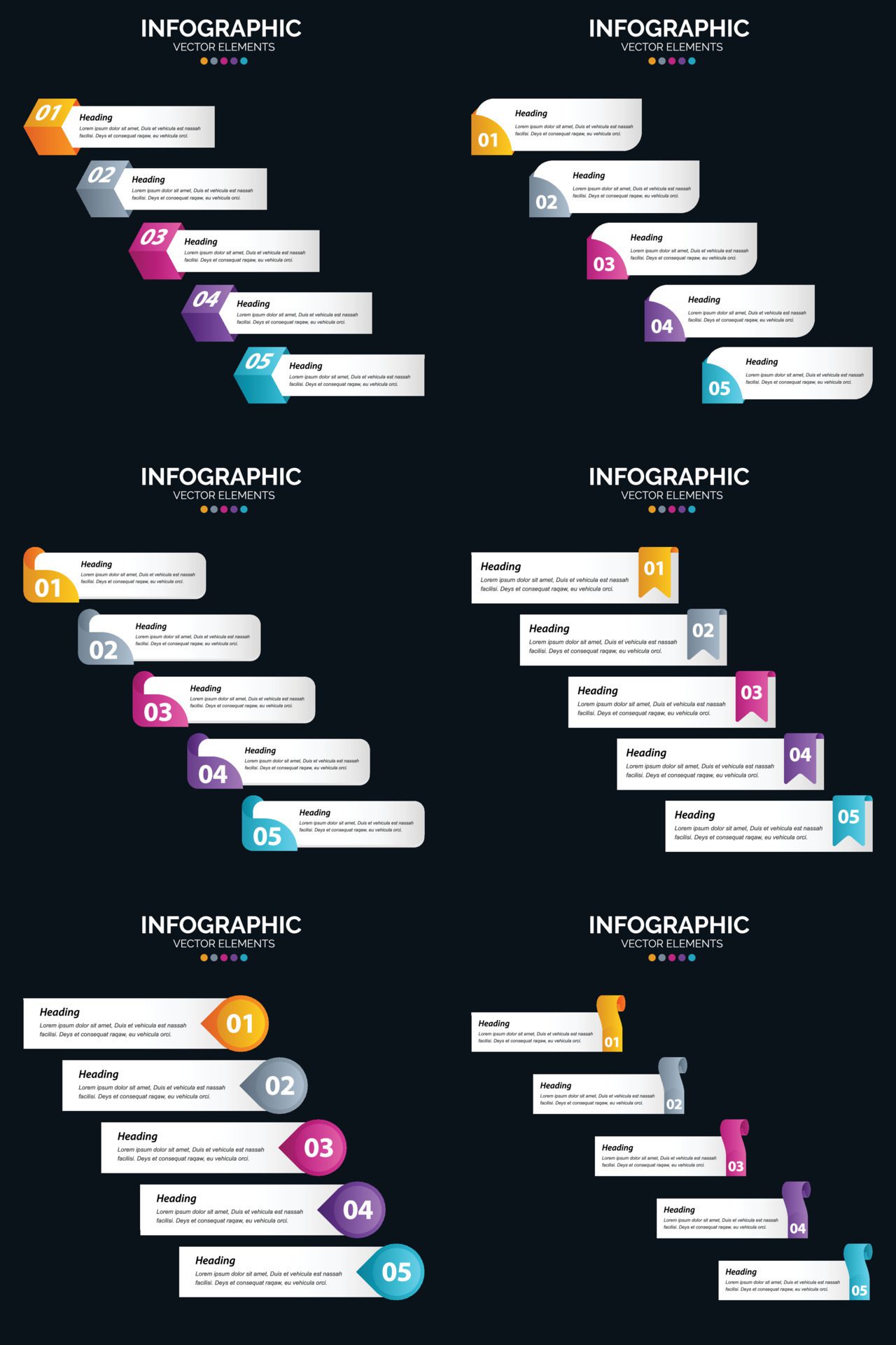 Use vector infographics to make your presentation more engaging and interesting. Free Vector and Free SVG