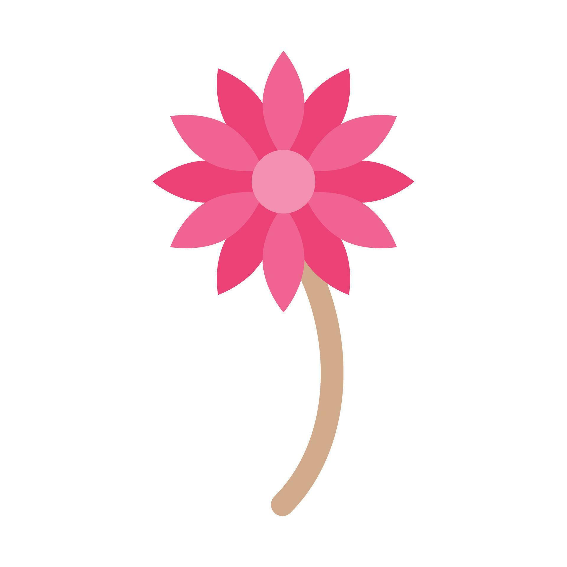 Flower Vector Flat Icon For Personal And Commercial Use. Stock Free