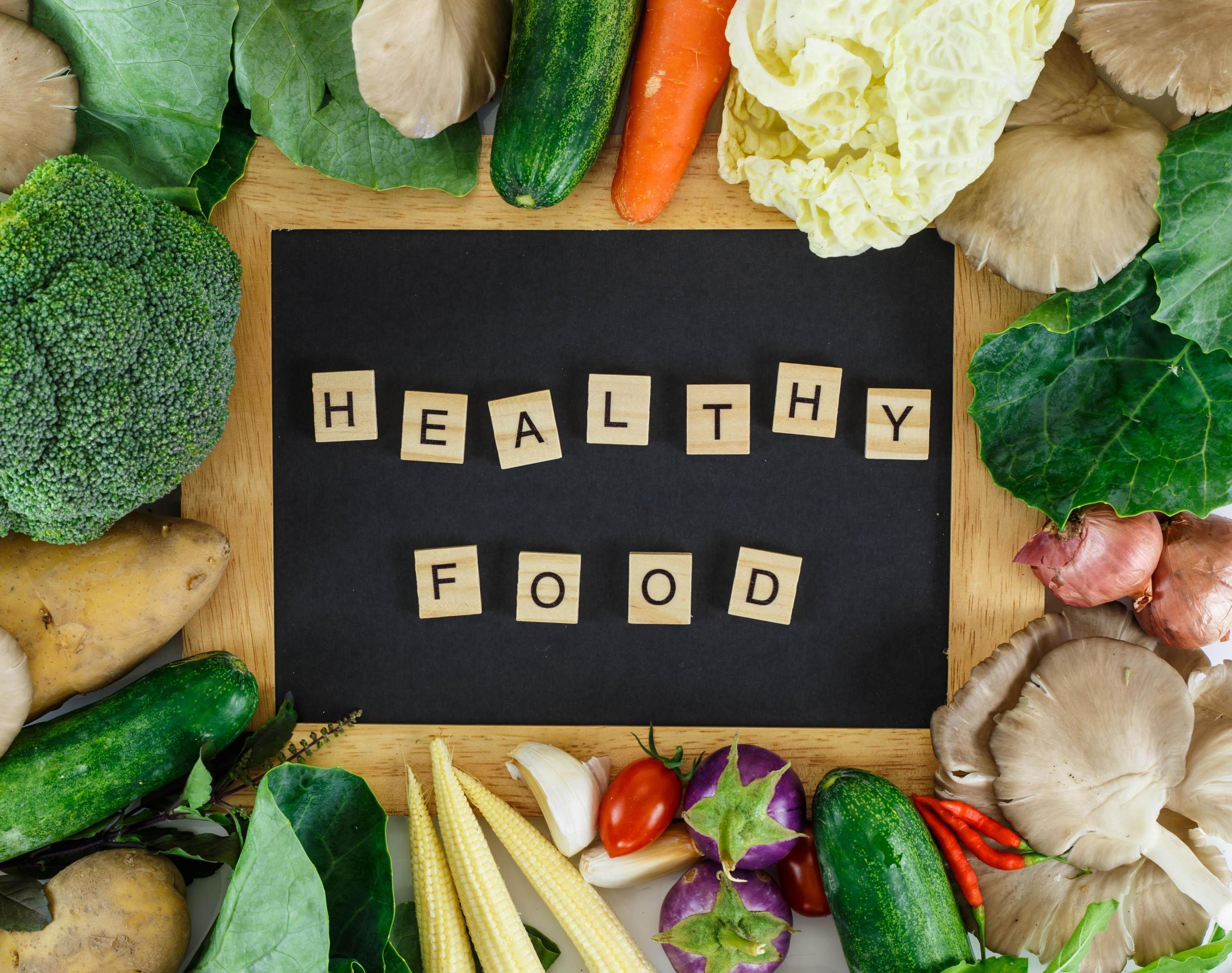 Healthy food background Stock Free