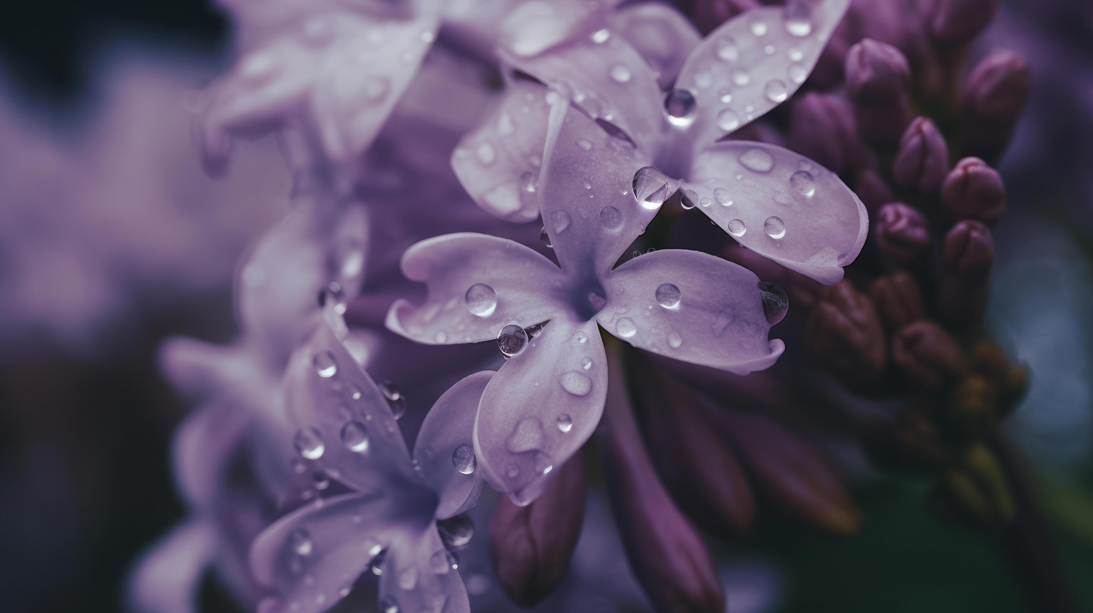 Lilac flower background. Illustration Stock Free