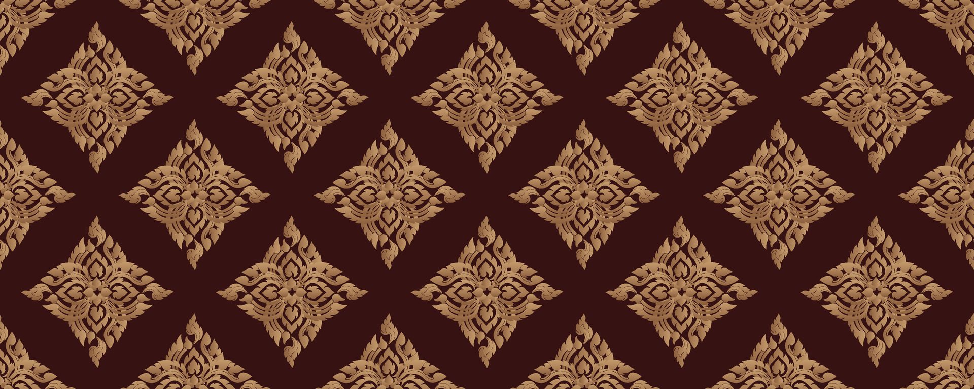 Thai traditional pattern design Free Vector