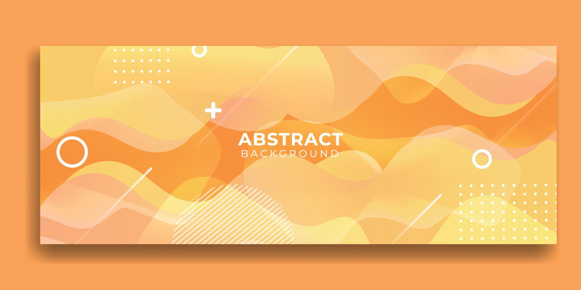 Colorful abstract template banner with gradient color. Design with liquid shape Free Vector