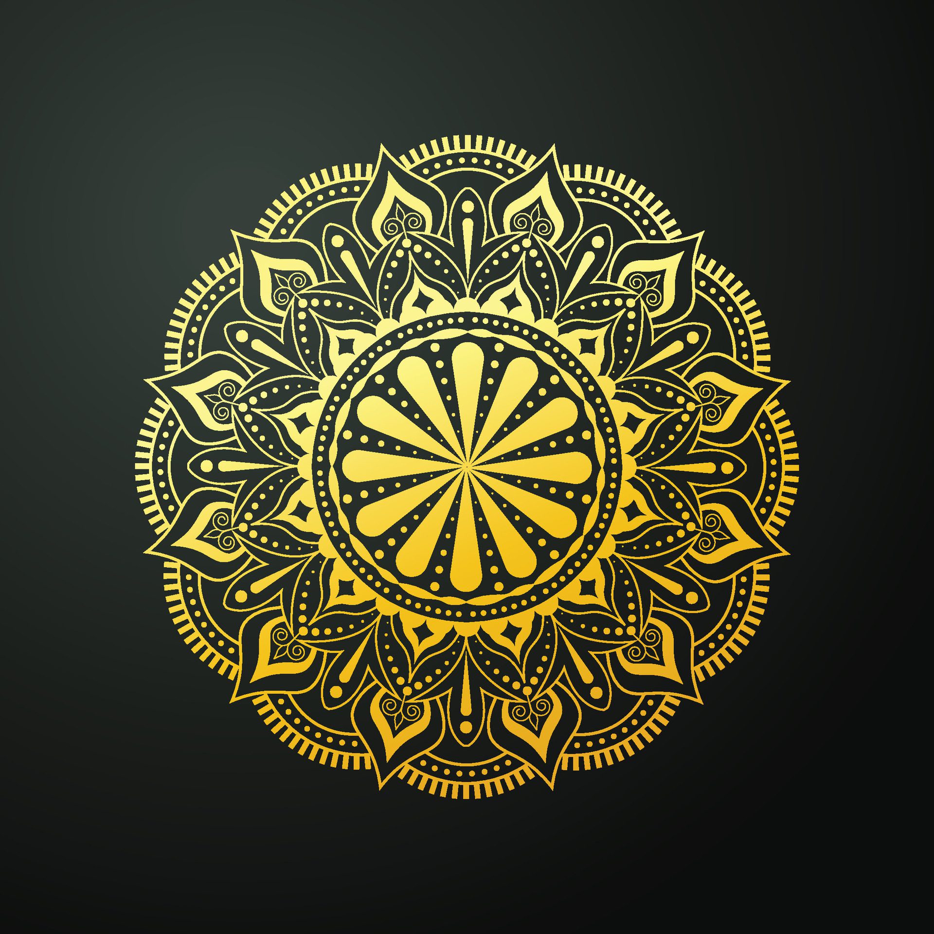 Luxury ornamental design with mandala, decorative mandala for print, poster, cover, brochure, flyer and banner. Free Vector