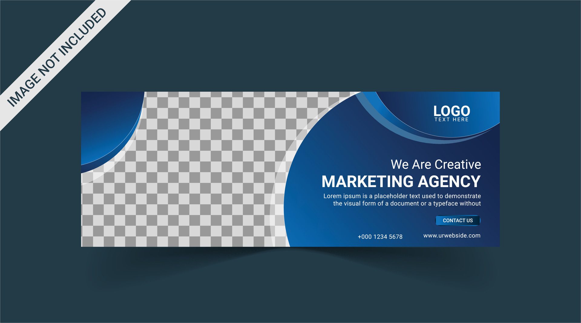 Marketing Social media cover banner, social media post, web banner, template Free Vector