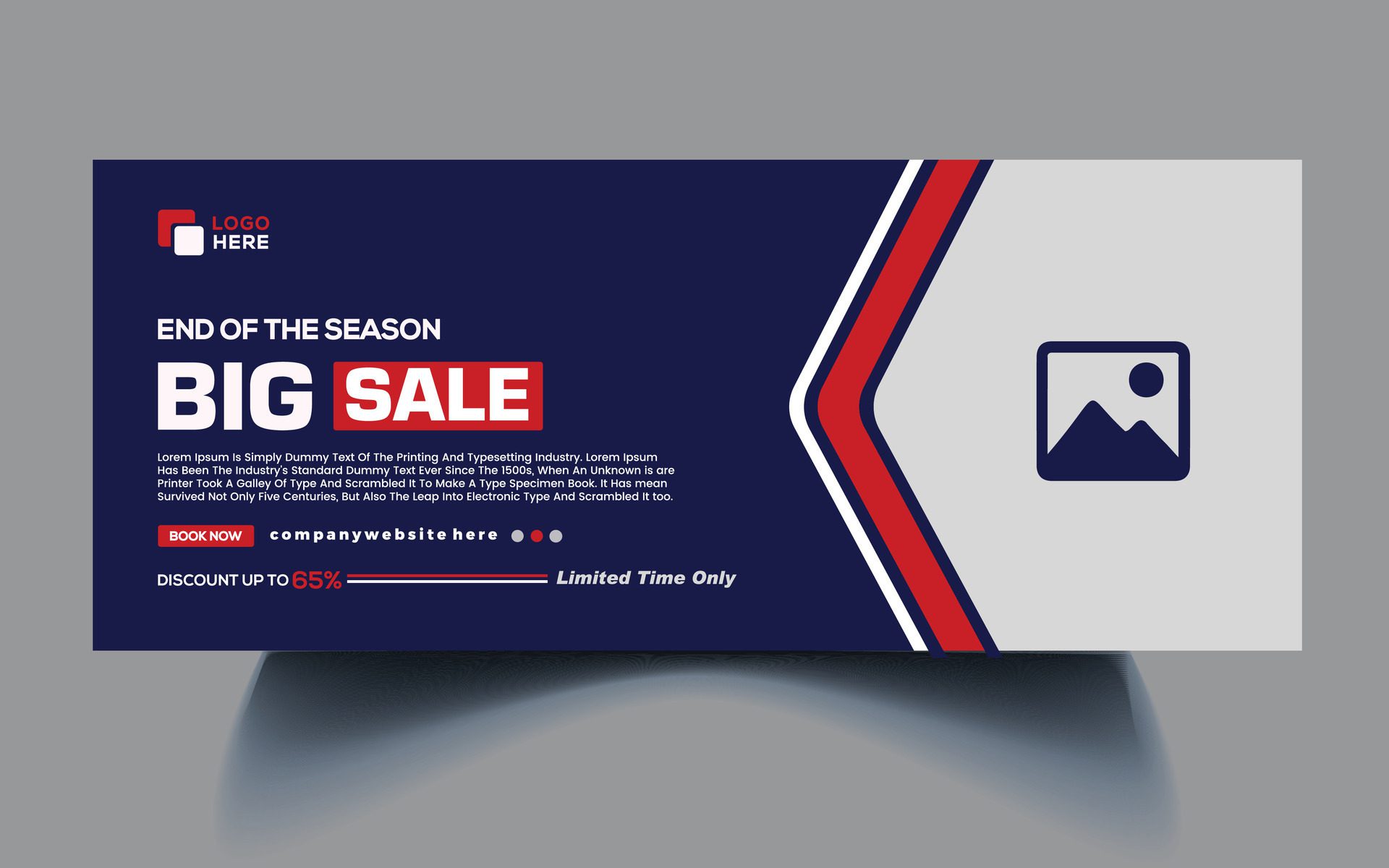 Colorful big sale banner template Free Vector Free Vector