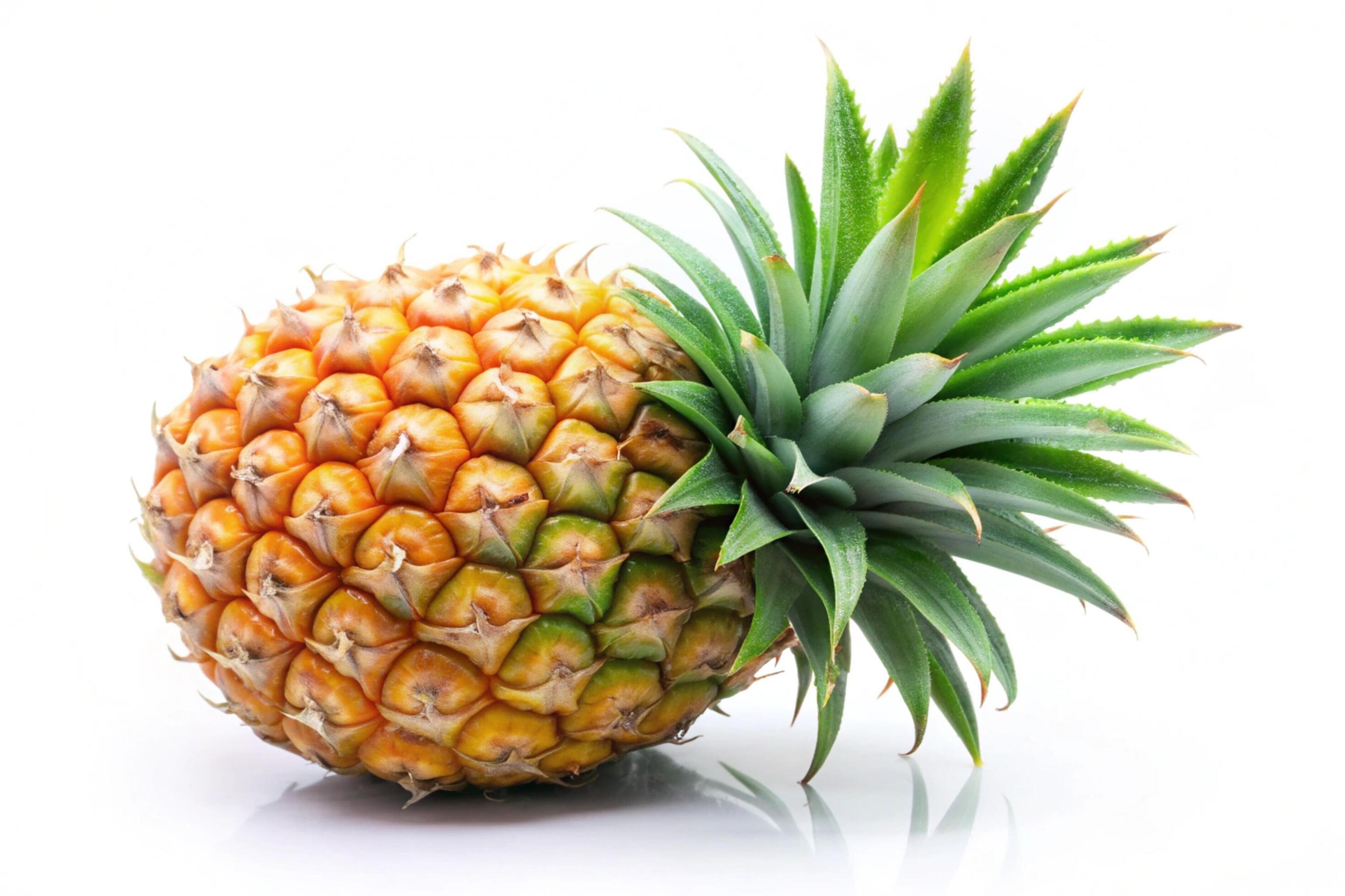 Pineapple isolated on white background Stock Free