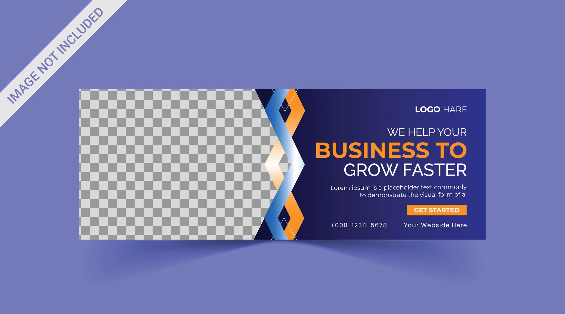 Marketing Social media cover banner, social media post, web banner, template Free Vector