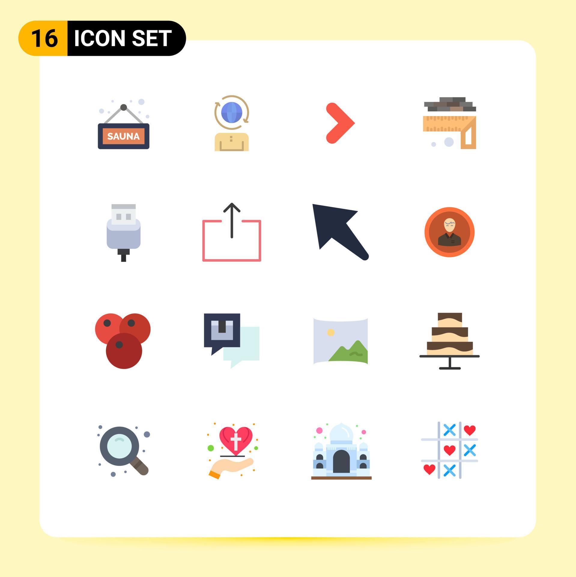 16 Creative Icons Modern Signs and Symbols of charge size arrow level measurement Editable Pack of Creative Vector Design Elements Stock Free and Free SVG