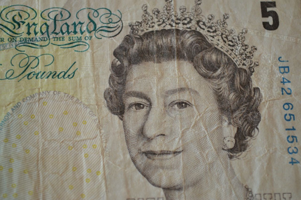 Pound Notes Closeup Stock Free