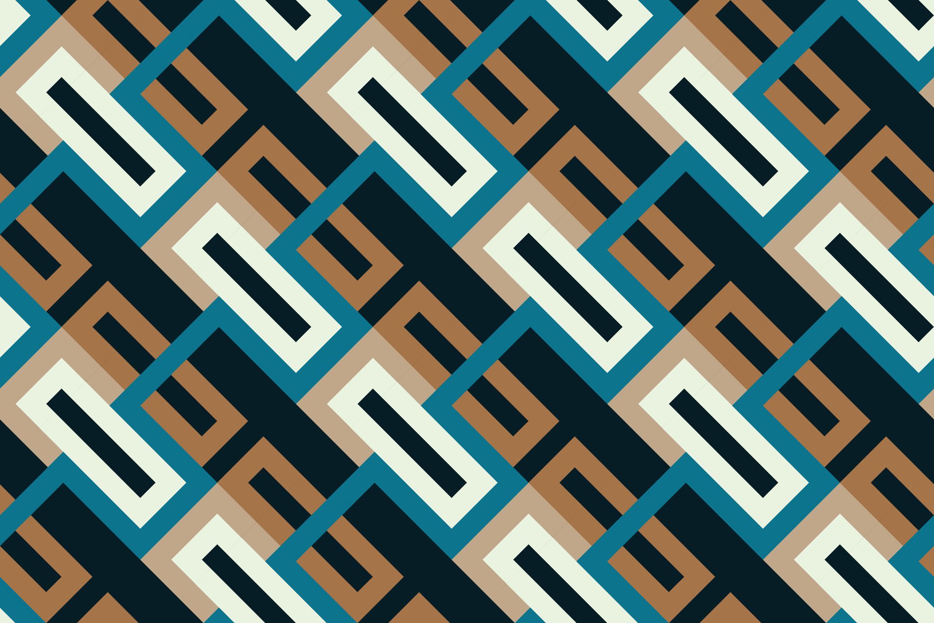 Geometric seamless pattern Free Vector