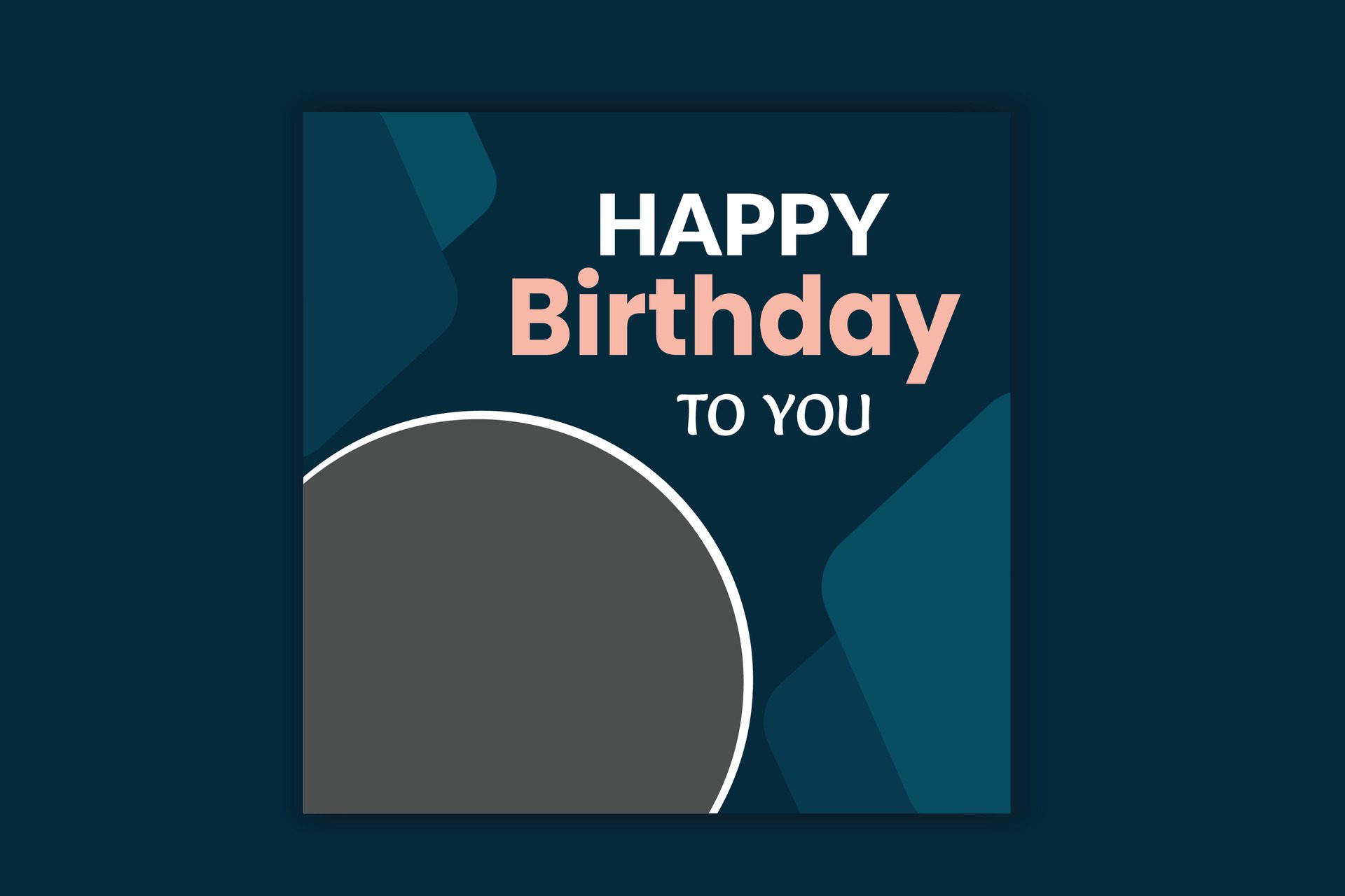 Birthday social media post, birthday banner design Free Vector