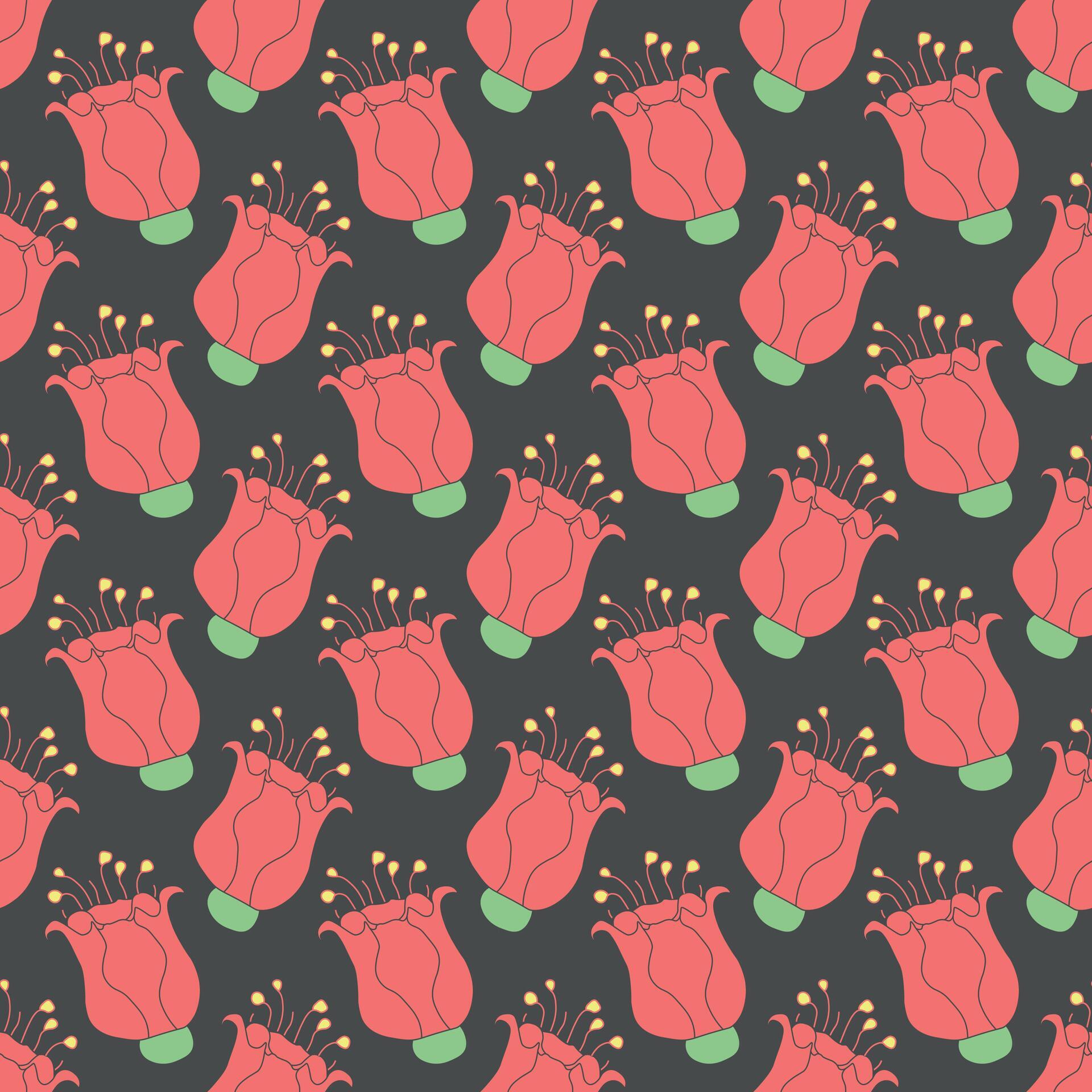 Spring floral pattern. Seamless pattern with flowers Stock Free