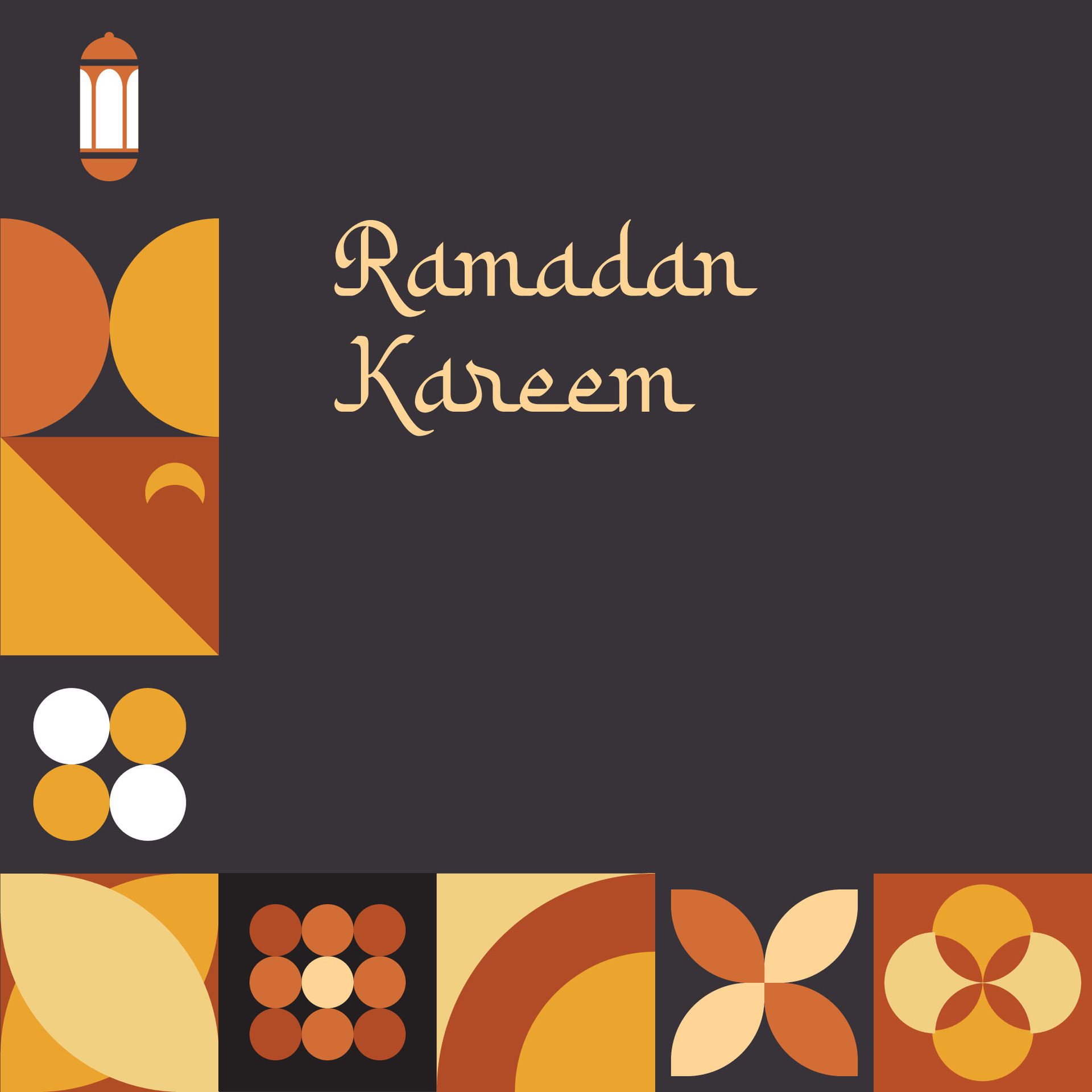 Ramadan Kareem,Islamic greeting card template with ramadan for wallpaper design,poster, media banner. Free Vector