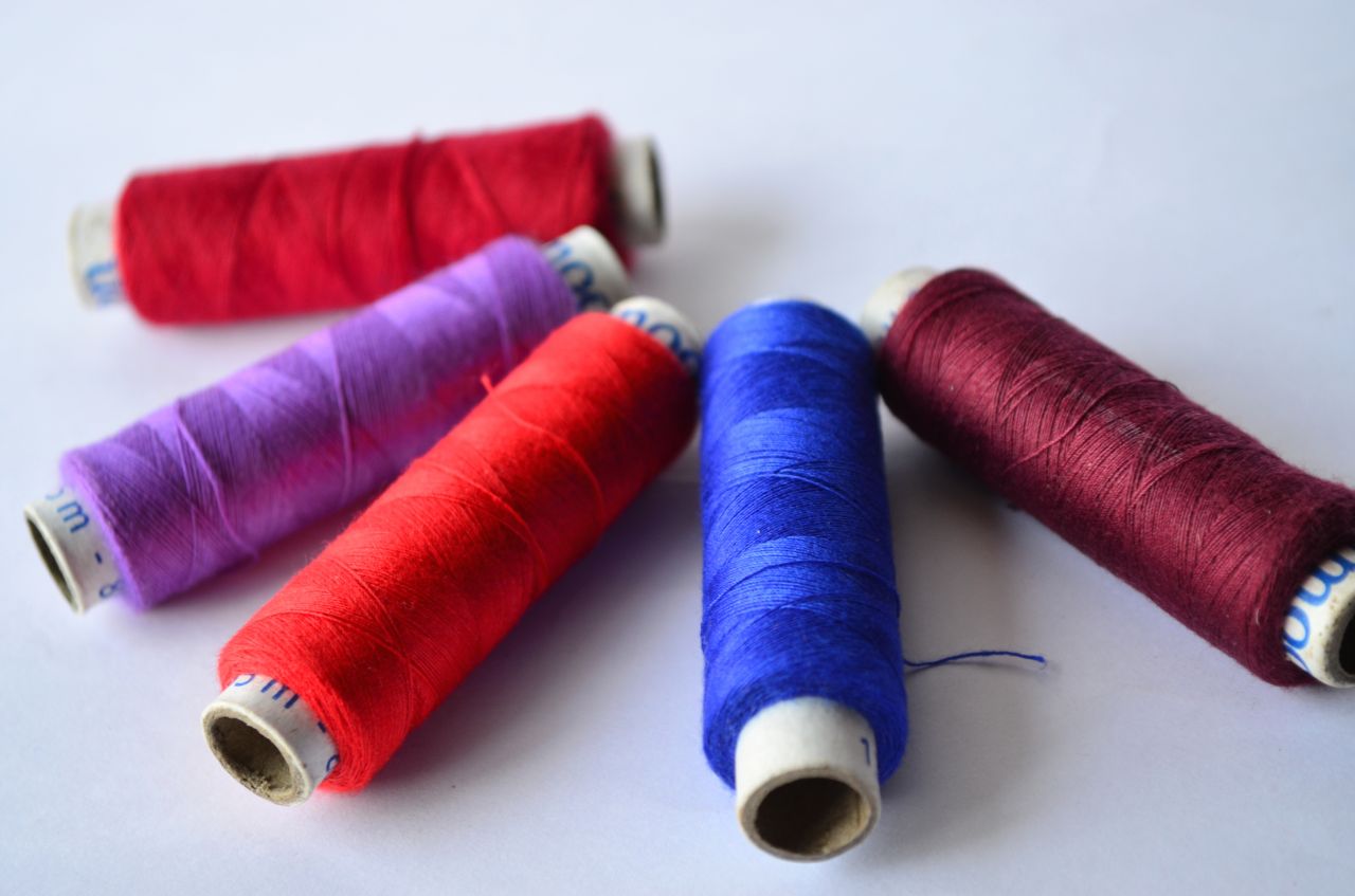 Colorful Threads Stock Free