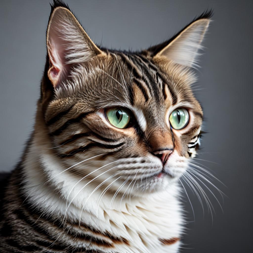 Cat 8K,3D,Ultra-realism Portrait photography,Realistic by @ai_generated