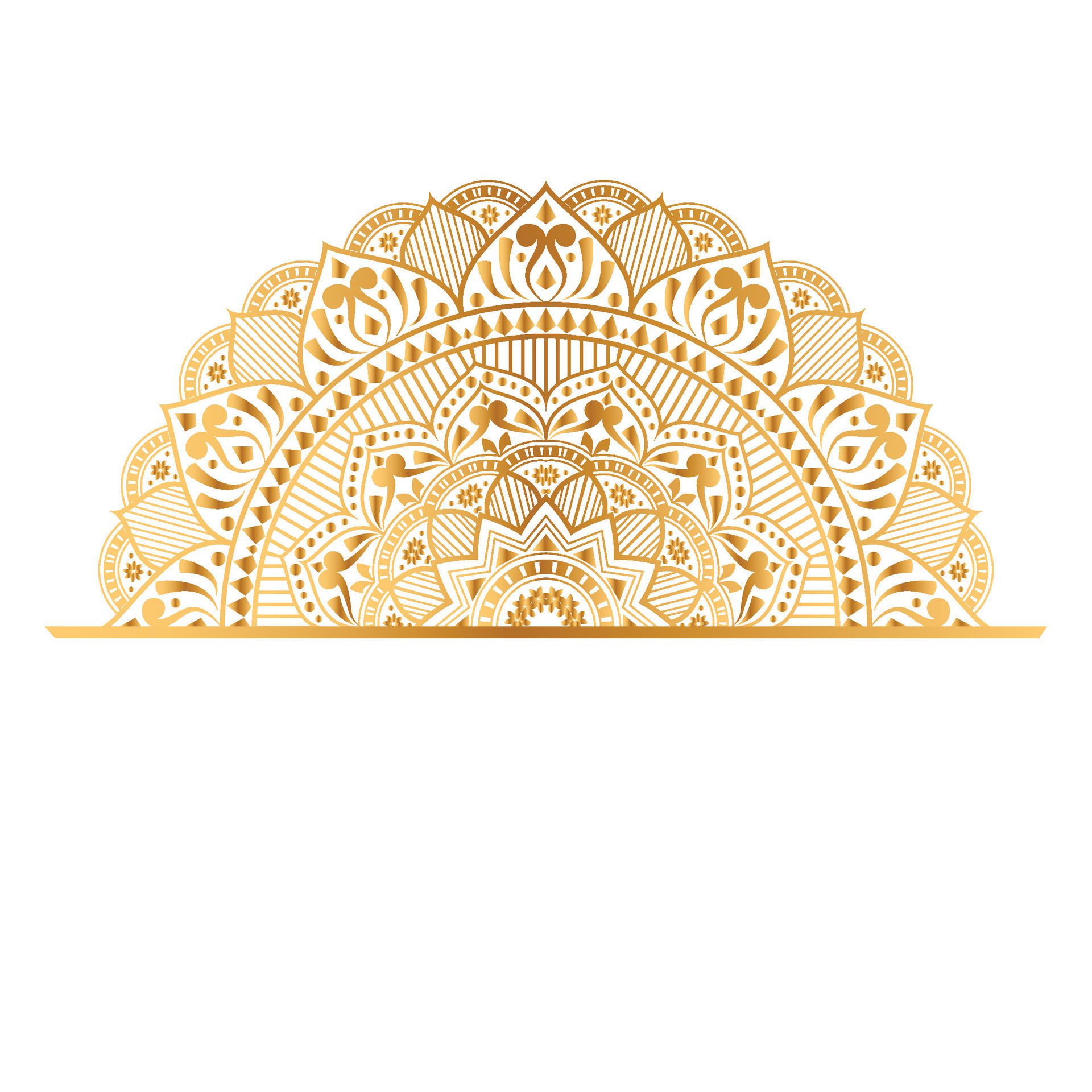 Vintage luxury golden mandala arabesque islamic pattern for wedding invitation background Free Vector