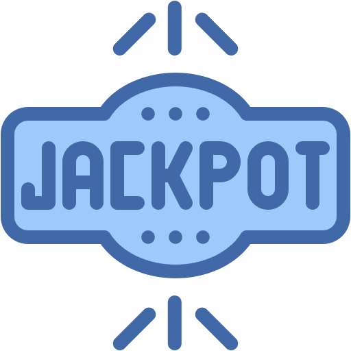 Jackpot, gambling, marquee icon